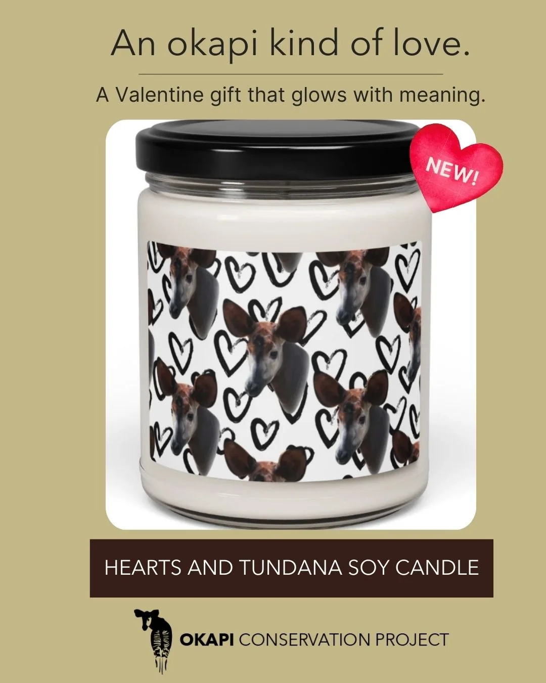 This Valentine&rsquo;s Day, celebrate the ones you love while protecting a species that needs you. 💗 Every gift from our store supports okapi conservation and helps safeguard the forests they call home. Visit the link in our bio to shop today!