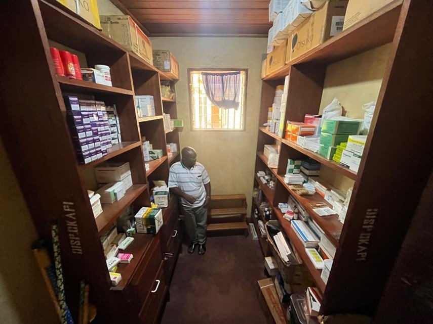 Inside the Okapi Dispensary
