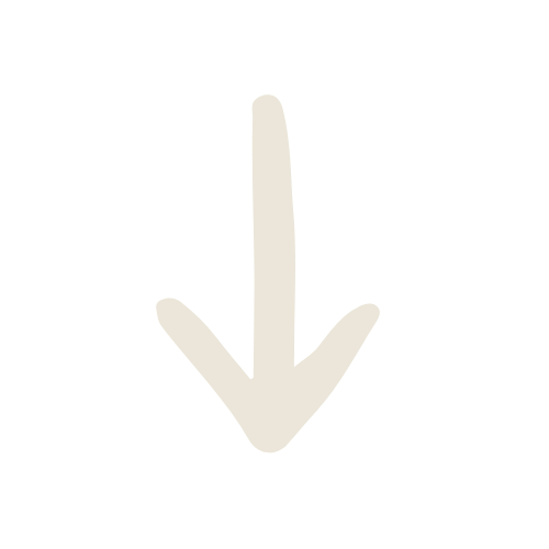 A white downward arrow on a black background.