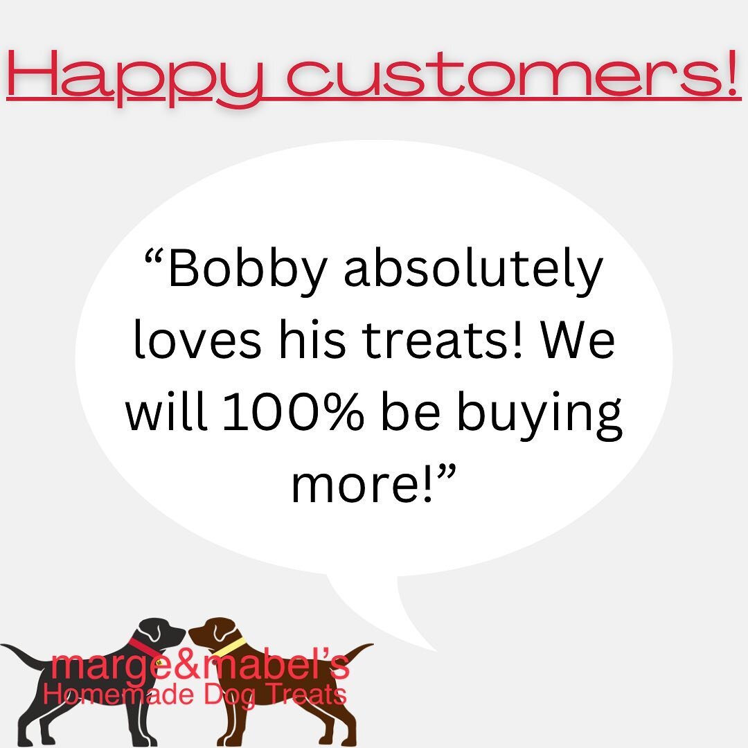 We love to see that your dogs are enjoying our treats 🐾🐶

Have you seen our new website yet? Shop here 👇🏼
www.margeandmabel.co.uk

#newdog #dogtreats #dogtreatsfordays #dogfeatures #dogfood #dogfoodrecipe #chesterfielduk #smallbiz #newwebsite #di