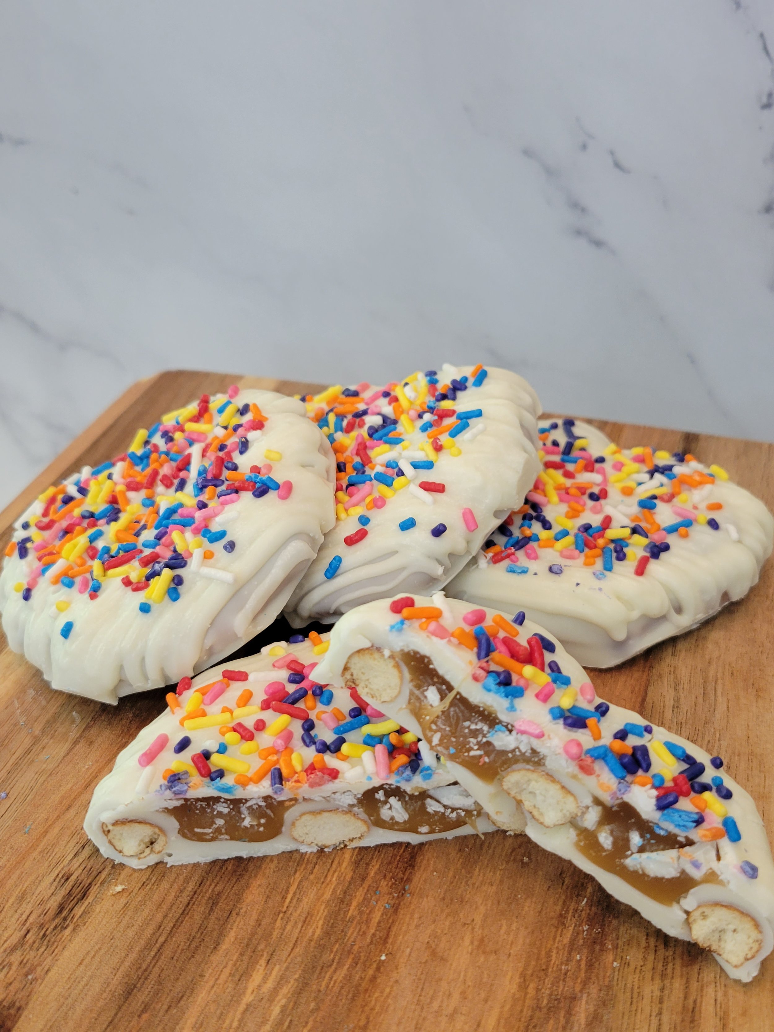 White Chocolate Caramel Pretzel
