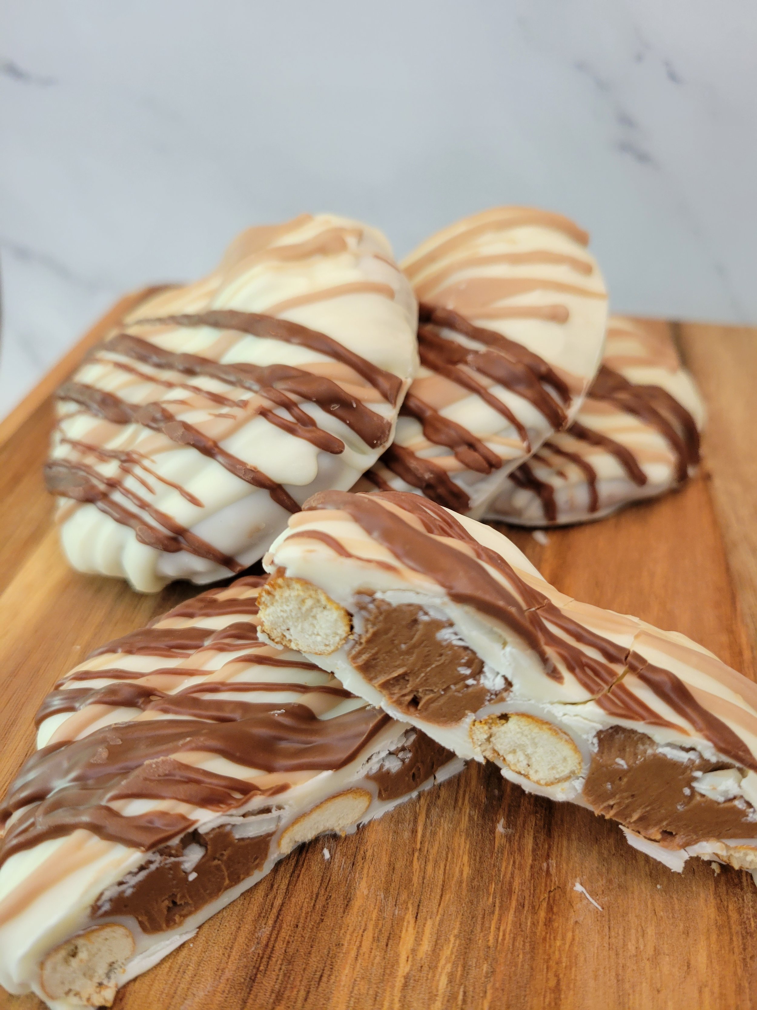 White Chocolate Peanut Butter Meltaway Pretzel