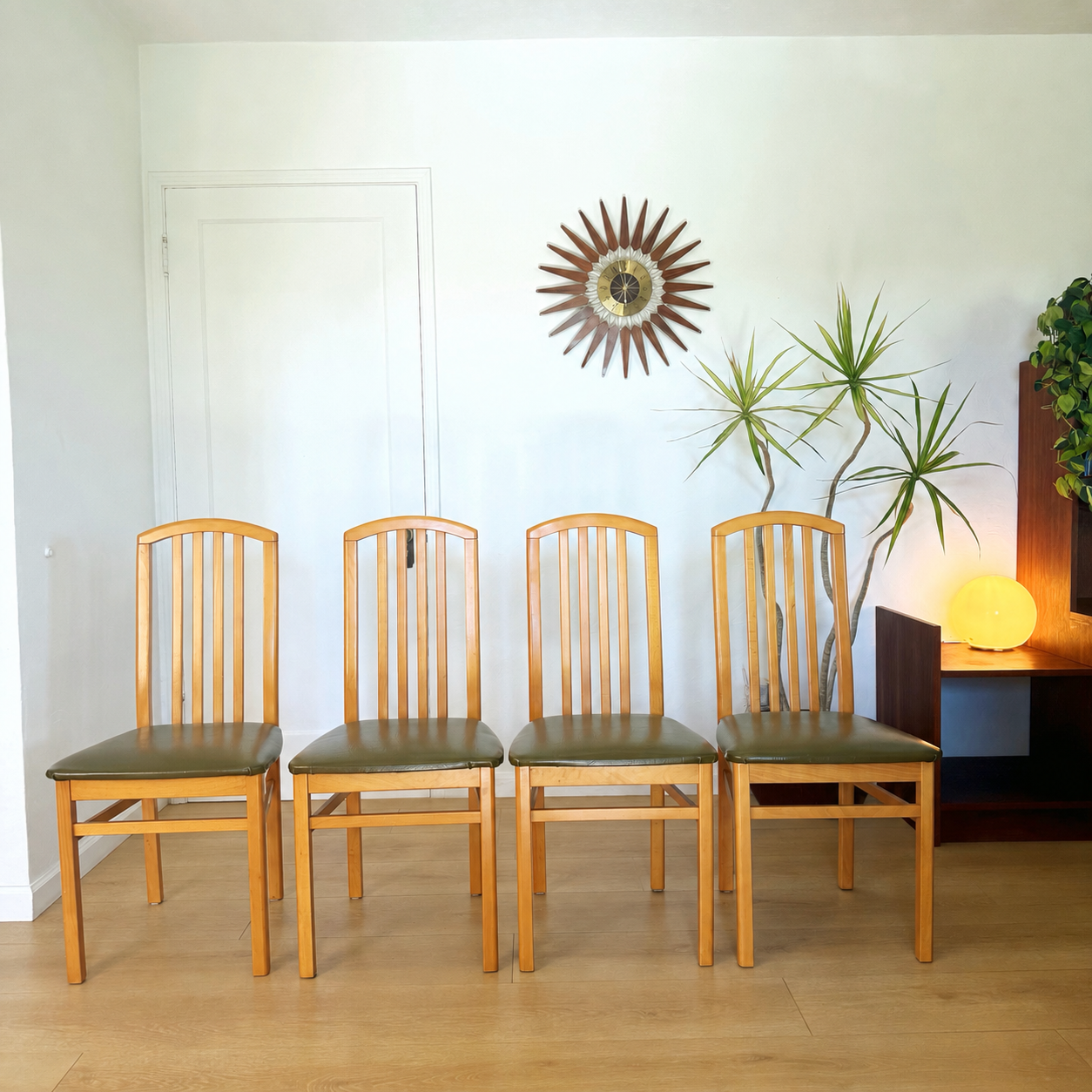 Vintage Dining Chairs (Set Of 4)