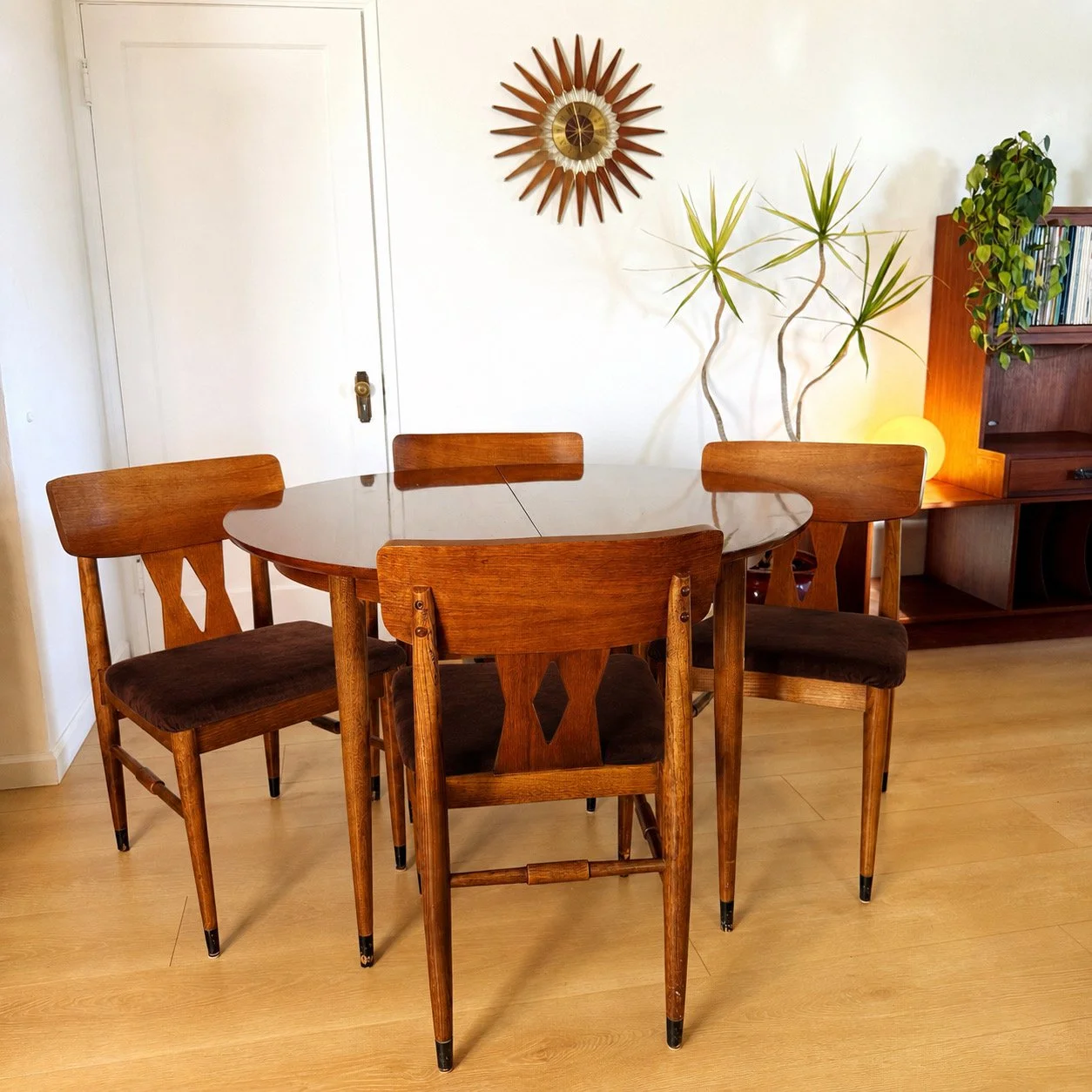 Mid Century Vintage Dining Table & Chair Set