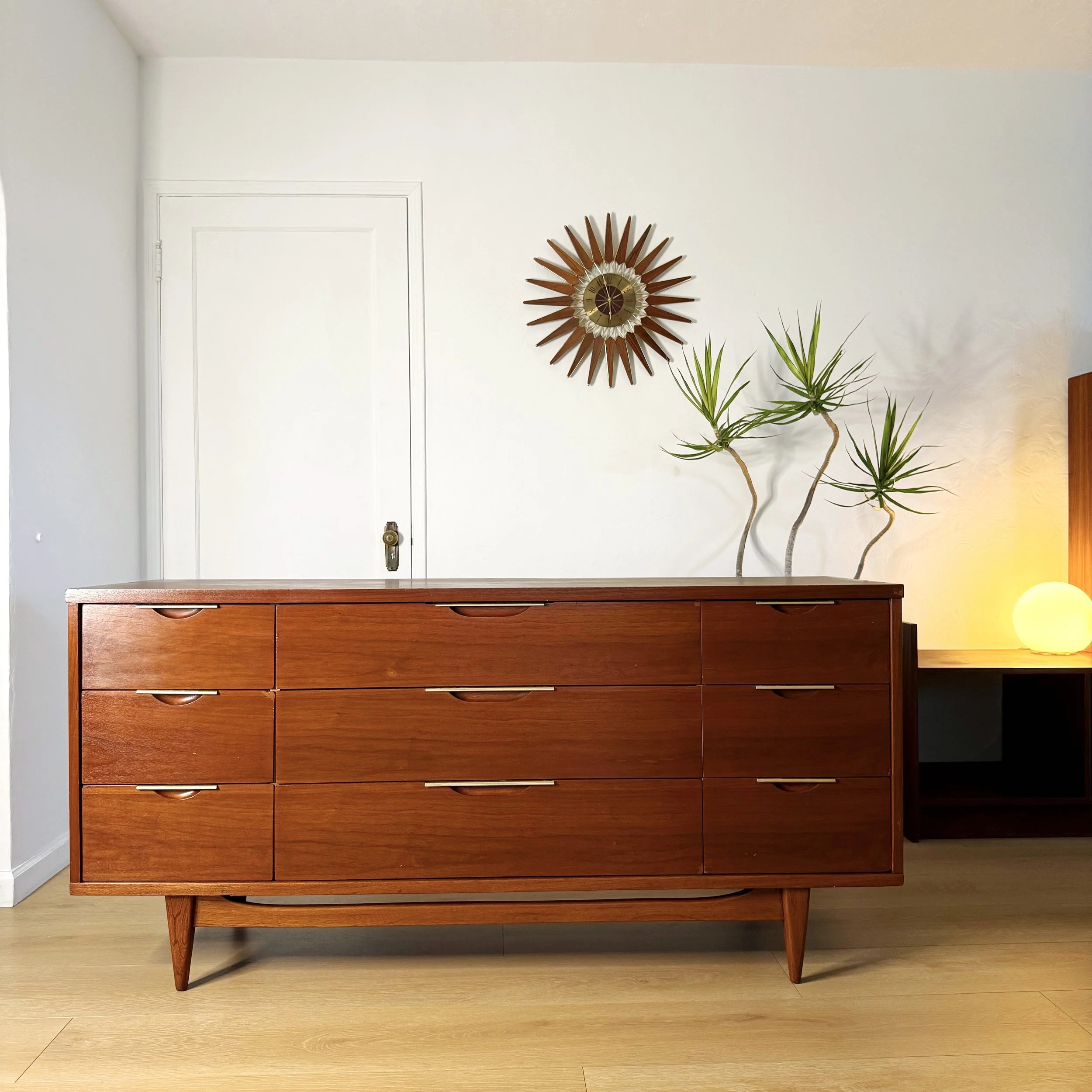 Mid Century Vintage Lowboy Dresser “Tableau” by Kent Coffey