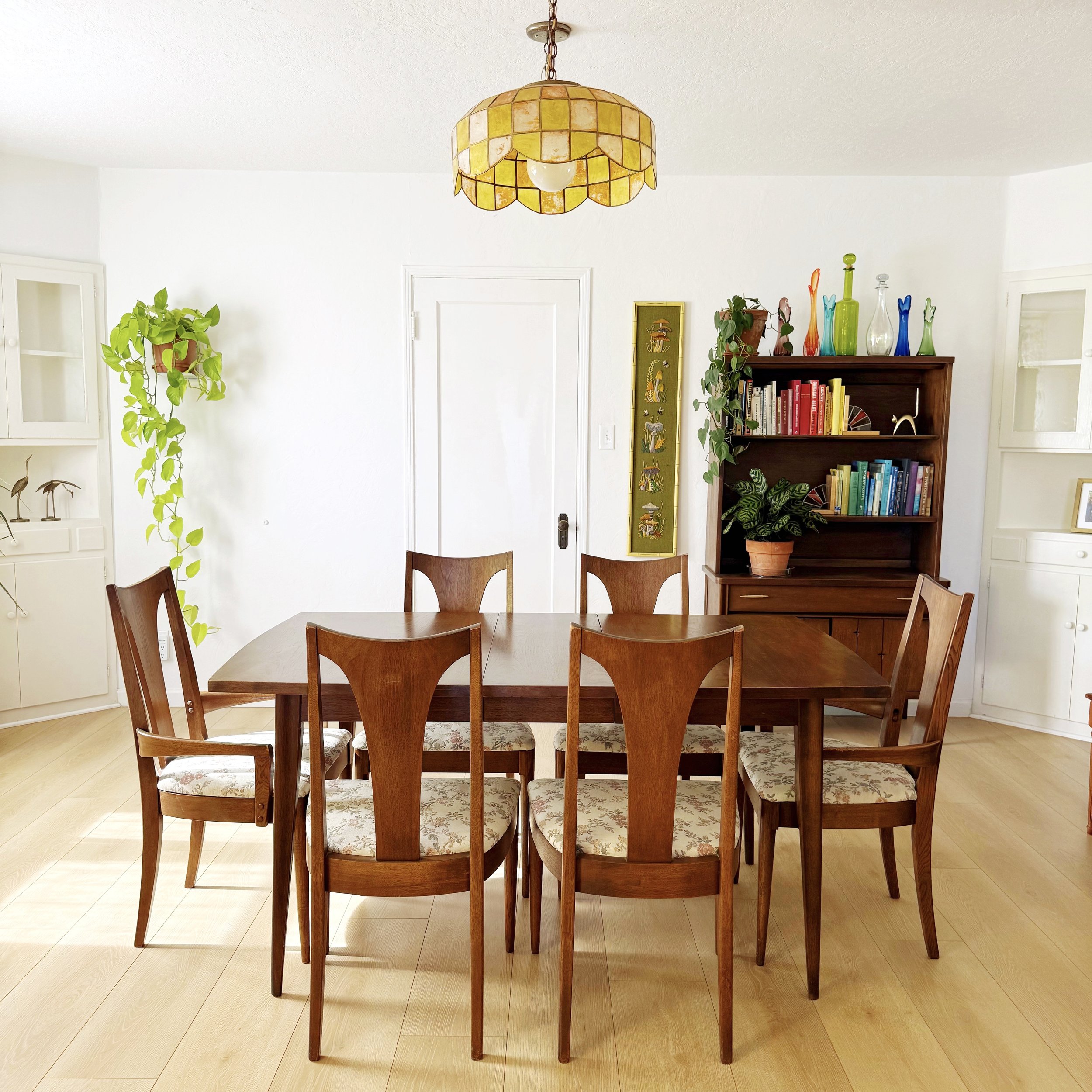 Mid Century Vintage 7 Piece Dining Set by Broyhill