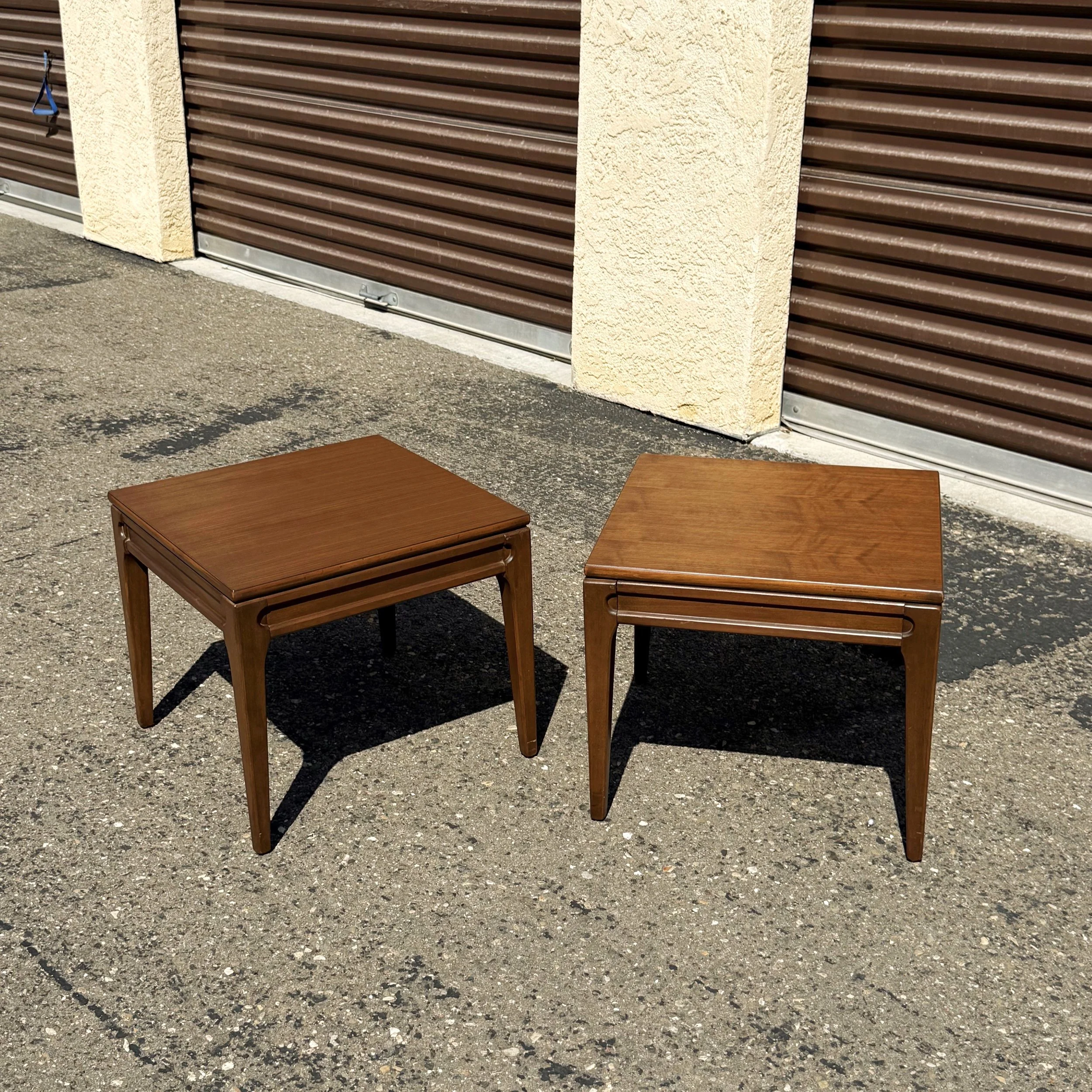 2 Mid Century Vintage End Tables by Mersman