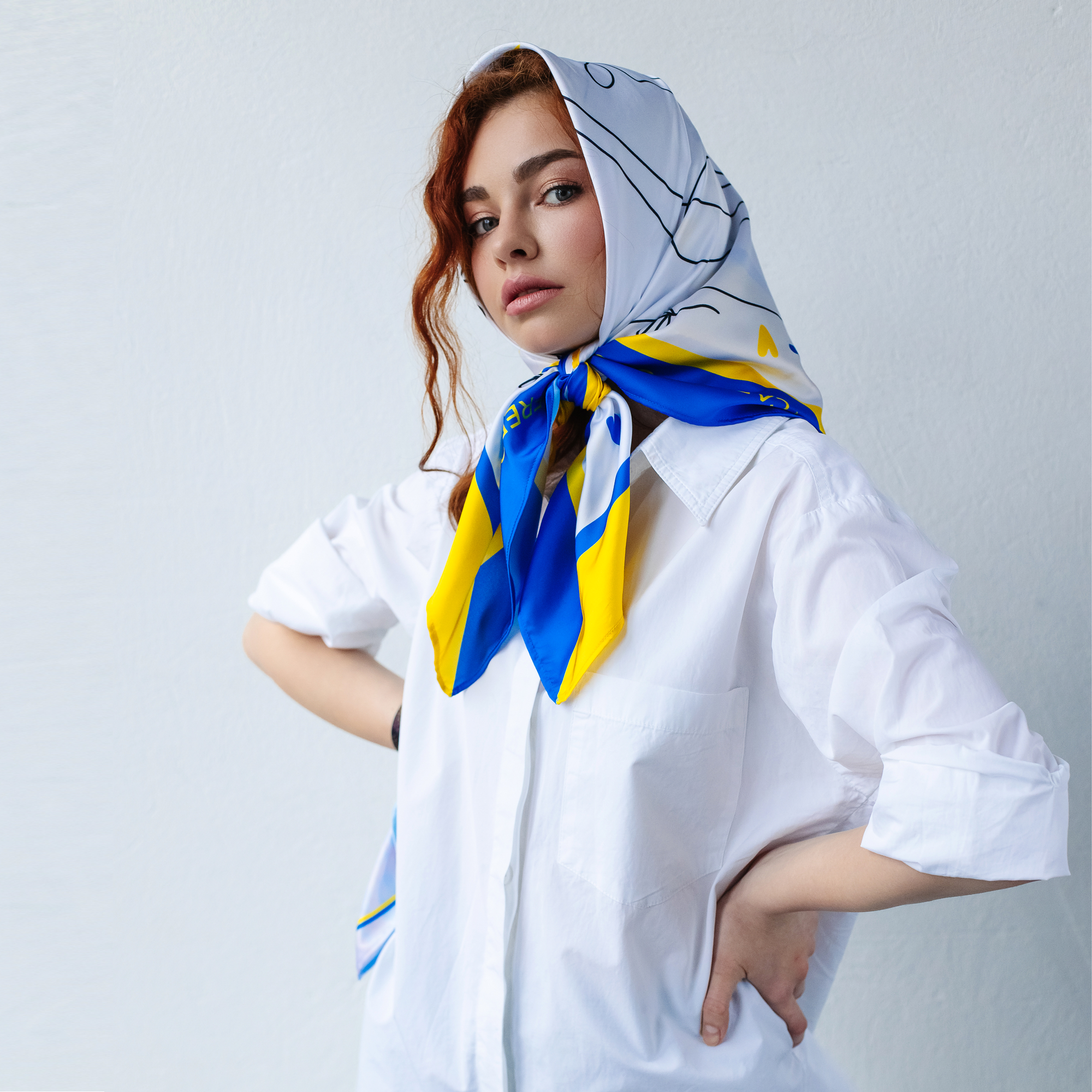 Scarf "Ukraine is the capital of dignity and freedom."