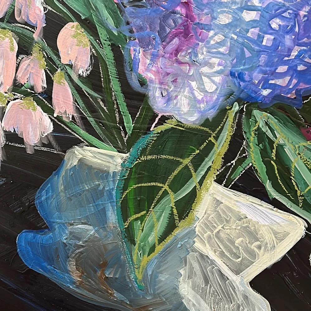Blue hydrangeas 

#brookewerhanemaples #werhanemaplesartandinteriors #painting #southernartist #charlotteartist 
#interiordesign #artist #interiordesigner #charlestondesign #charlottedesign #northcarolinainteriordesign #ncart #gifts #interiors #south