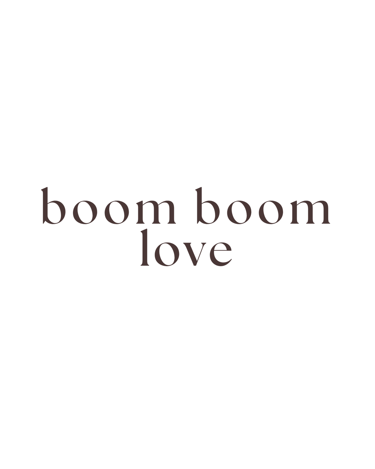 Boom Boom Love
