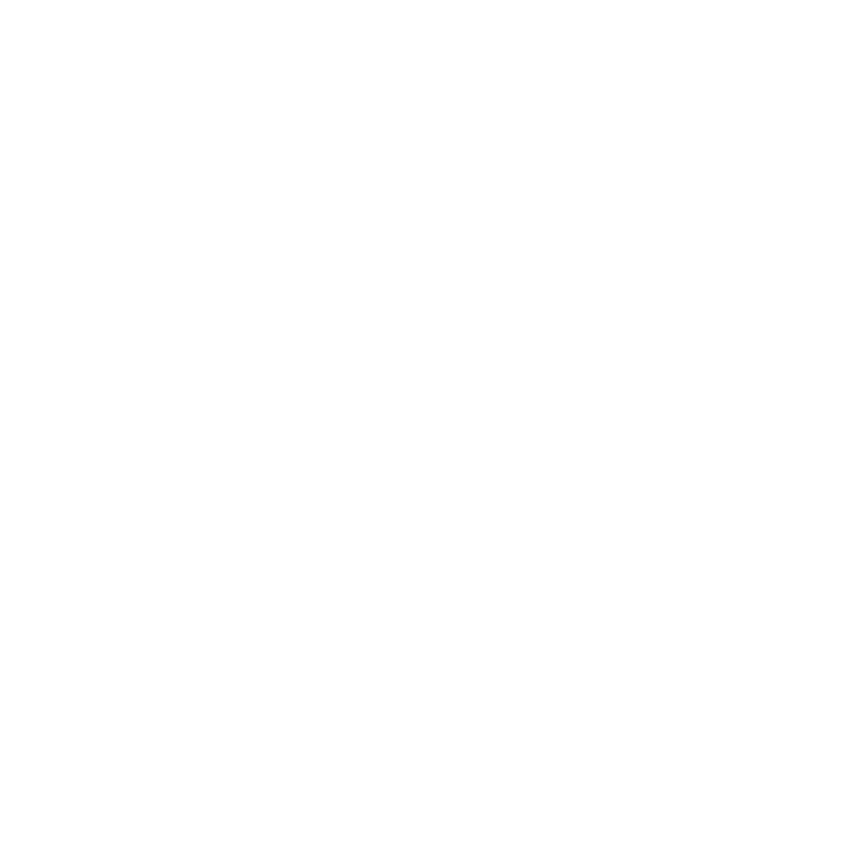 Outline drawing of a cowboy hat on a black background.