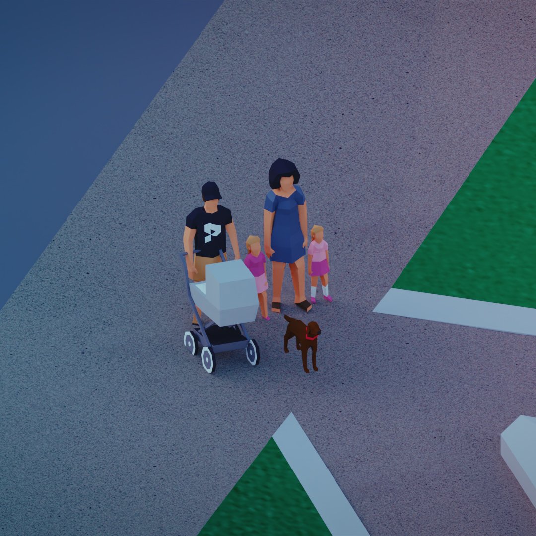 P: Me and my family next to Gahurův prospekt.