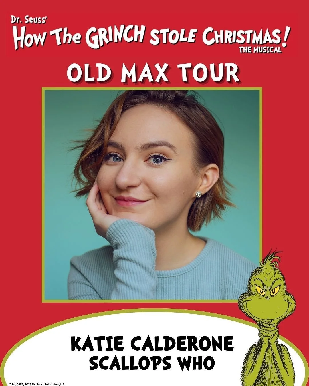 did someone say NATIONAL TOUR DEBUT??? 

it&rsquo;s really happening!! I&rsquo;m hitting the road and joining the cast of @grinchmusical this year as Scallops Who!!

i actually have no words for how much this means to me, especially because our compa