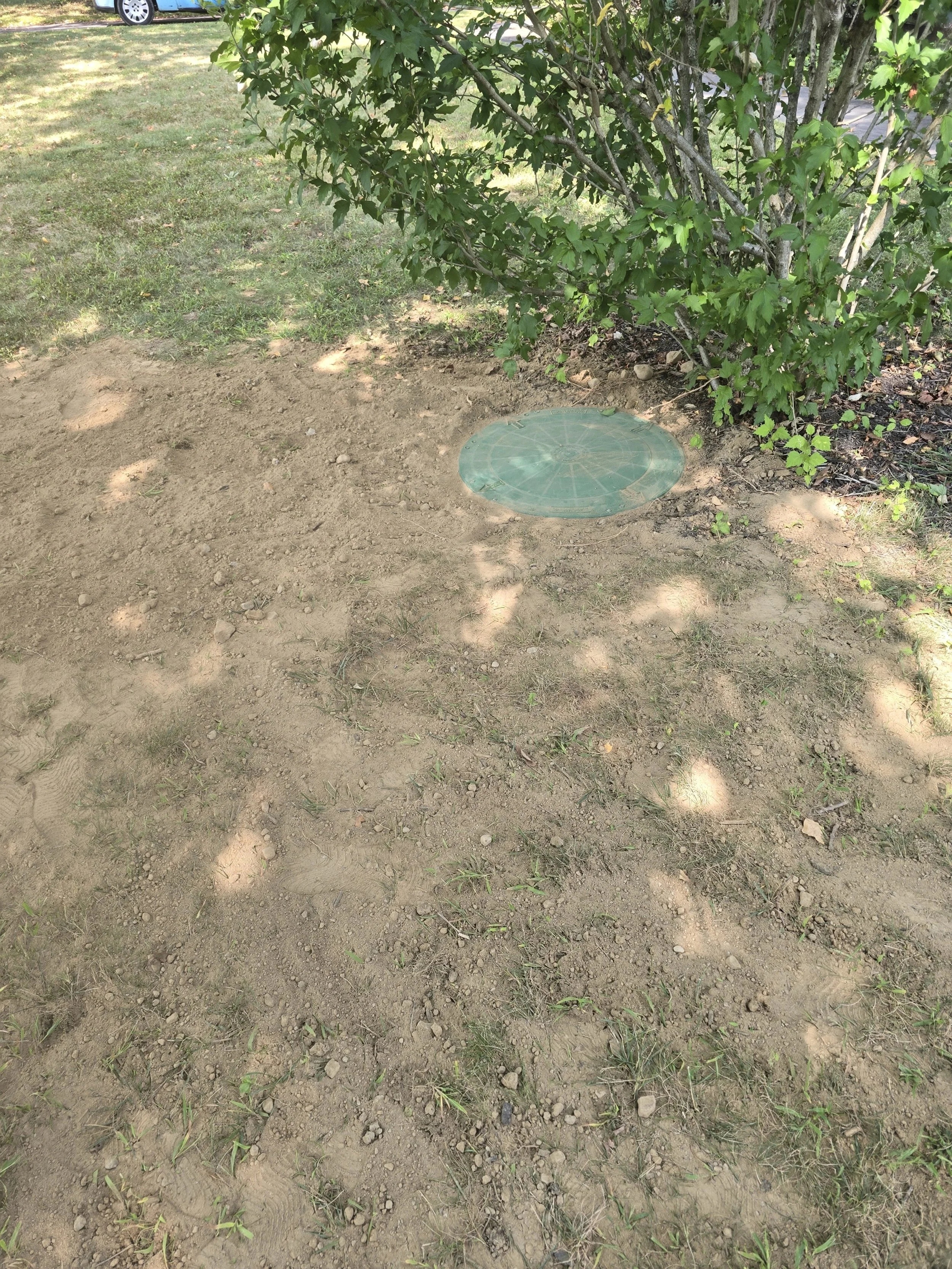 New riser for septic tank