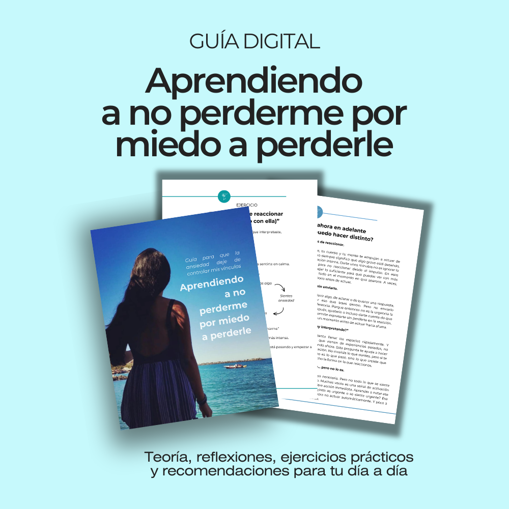 Aprender a no perderme por miedo a perderle