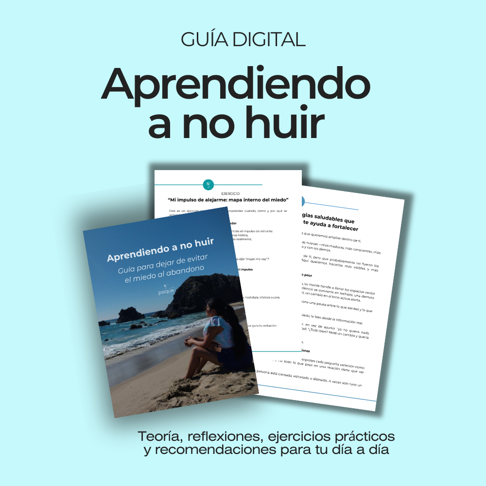 Aprendiendo a no huir