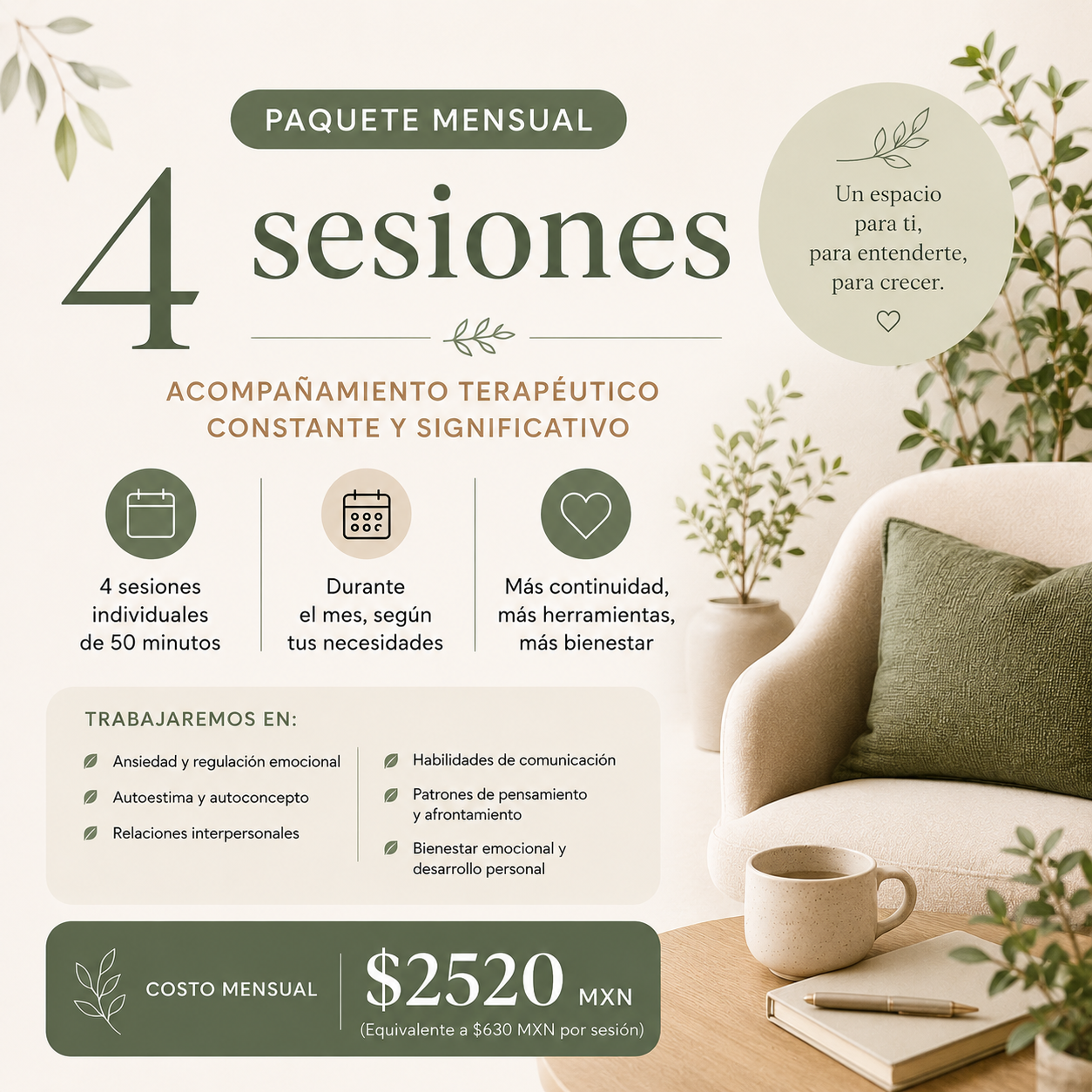 Paquete 4 sesiones