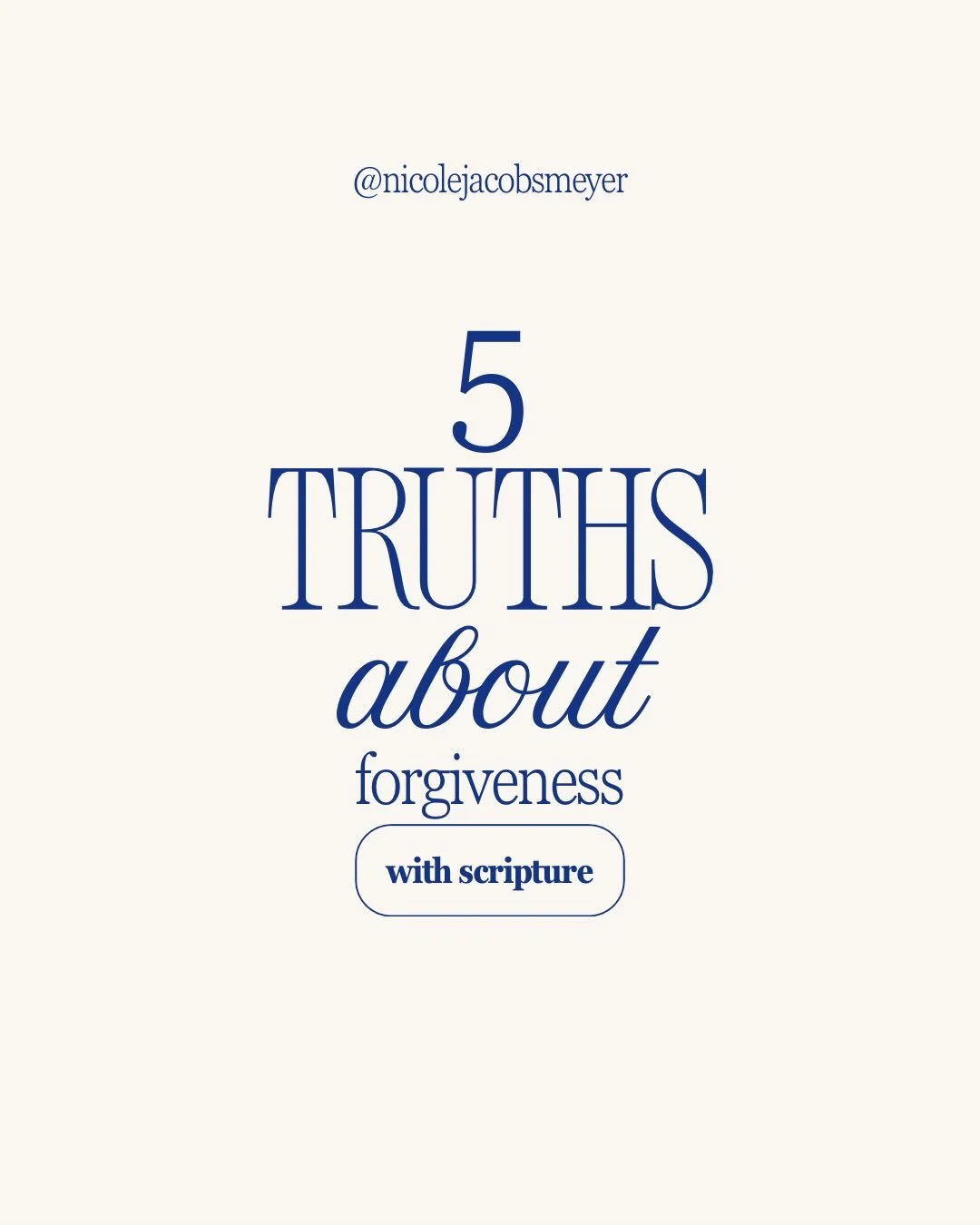Forgiveness is often misunderstood&mdash;and misapplied&mdash;especially in family relationships.

A handful of things I&rsquo;ve learned over the years:
&bull; You can forgive without restoring access.
&bull; Grace does not cancel accountability.
&b