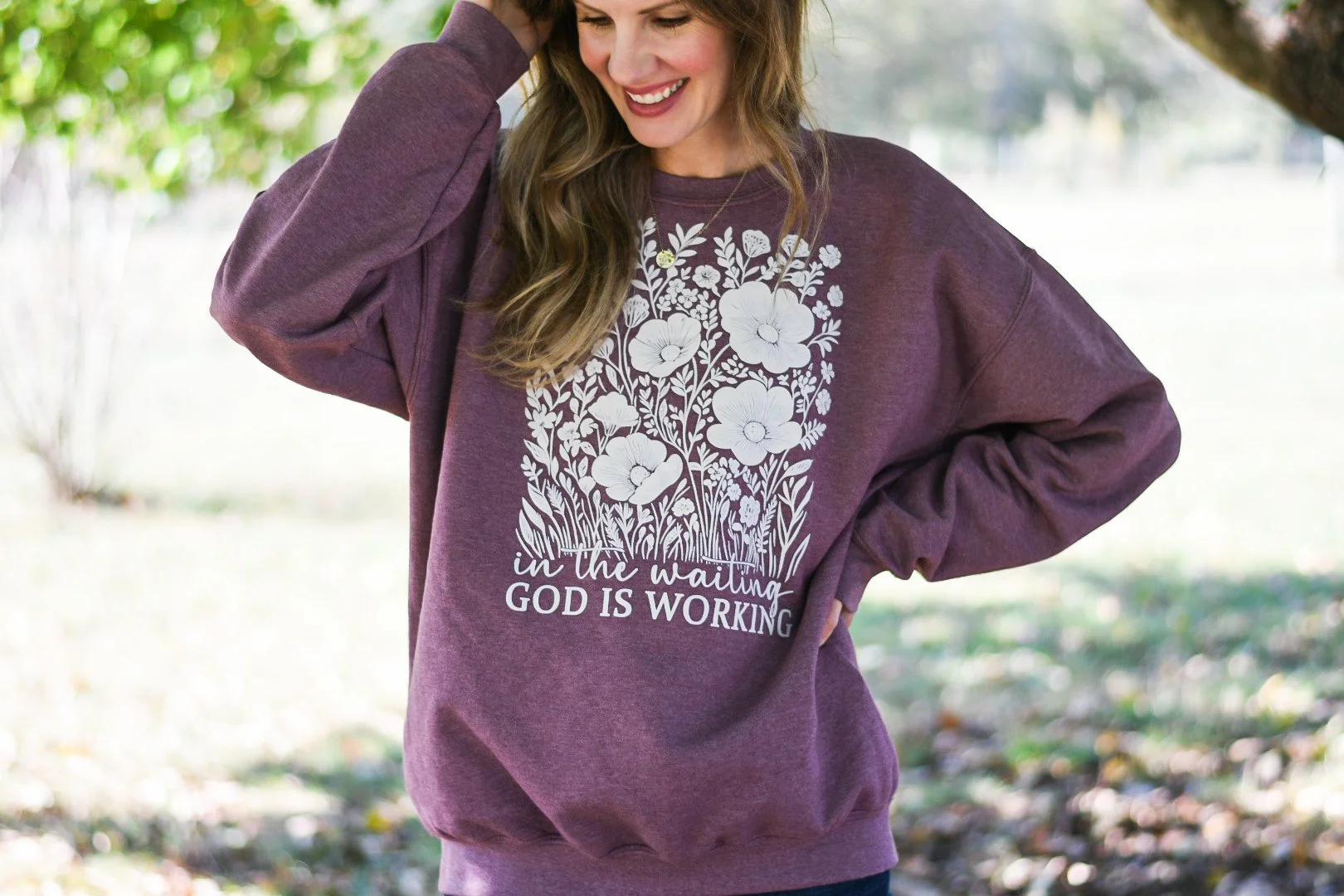 In the Waiting God is Working - Sweatshirt