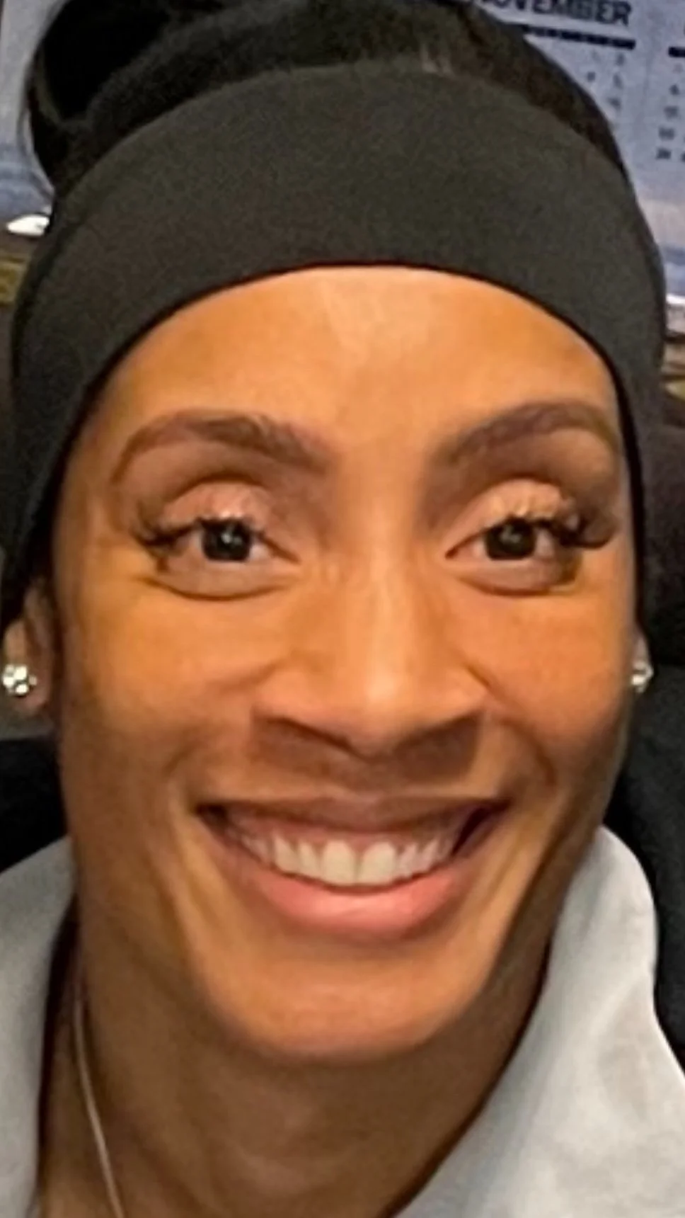 Erin Wood, smiling