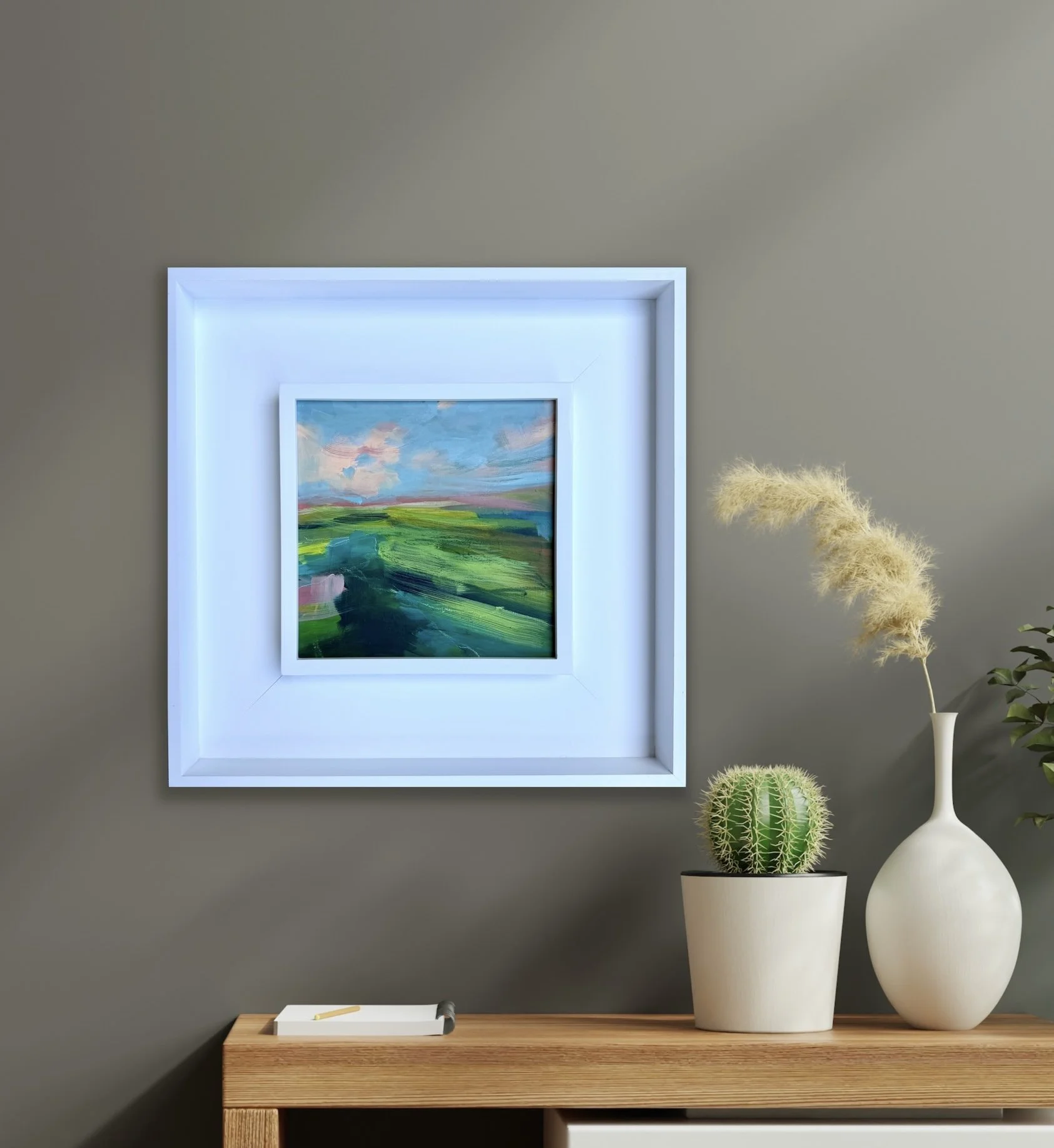 Framed wall art