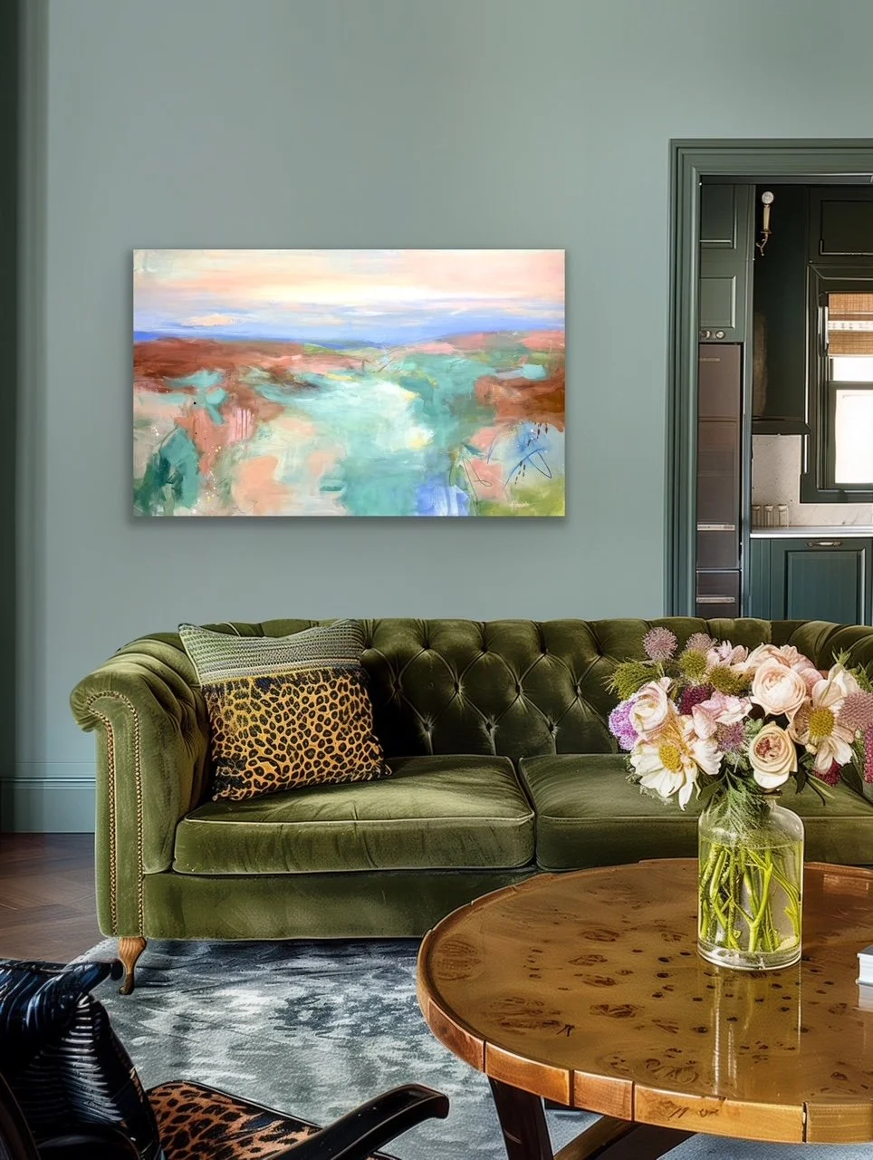 Contemporary abstract art for home decor