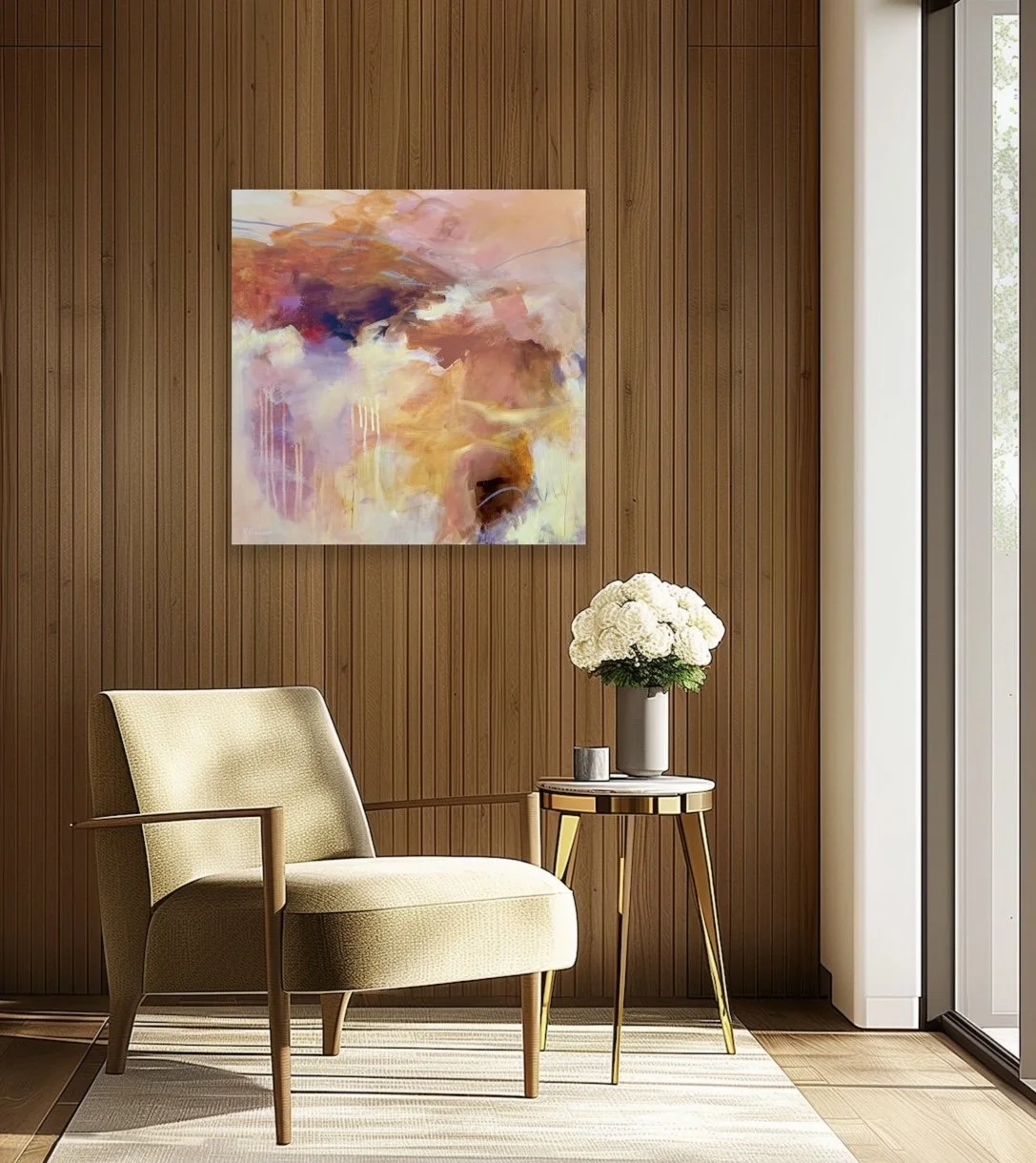 Abstract canvas wall art