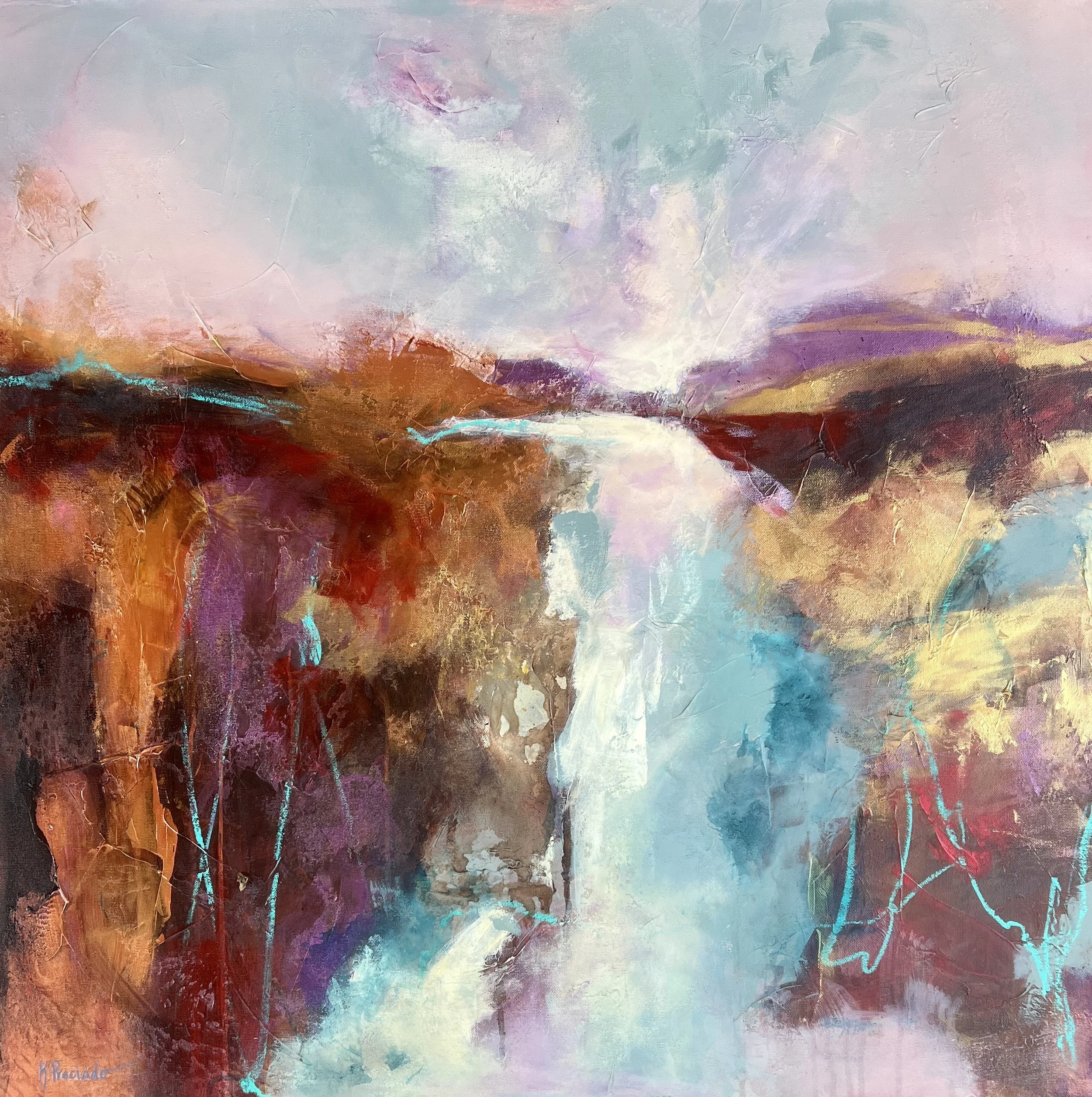 Original Abstract Landscapes for home or office — KARLA PRECIADO