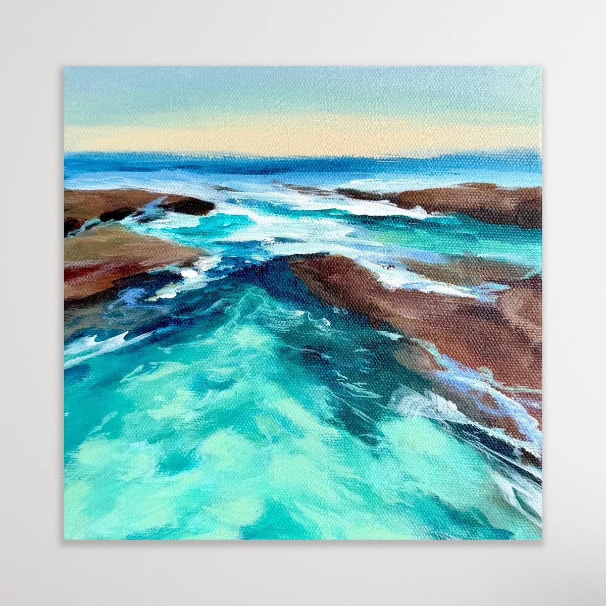 By the shoreline by Karla Preciado