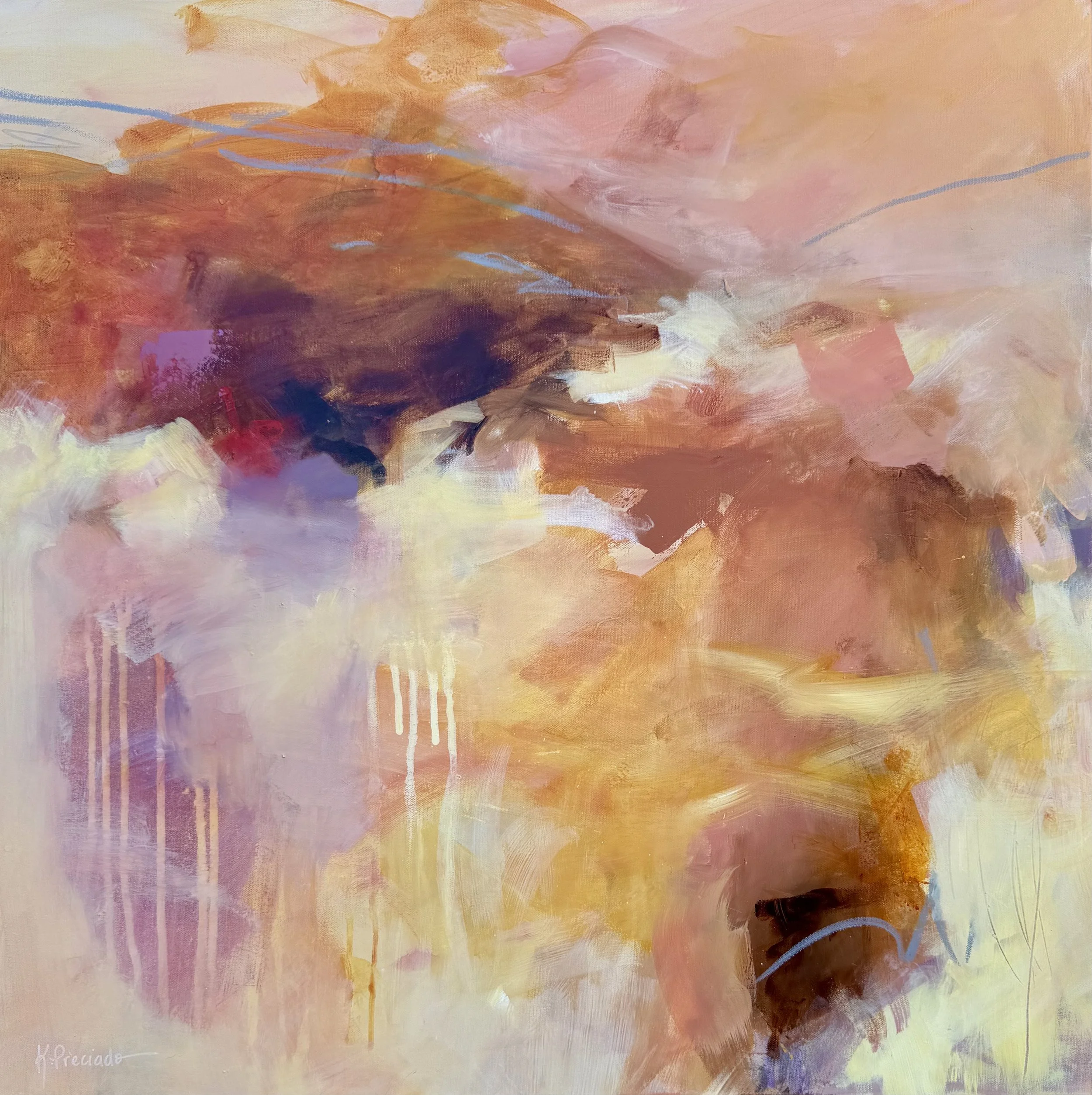 Abstract canvas fine art