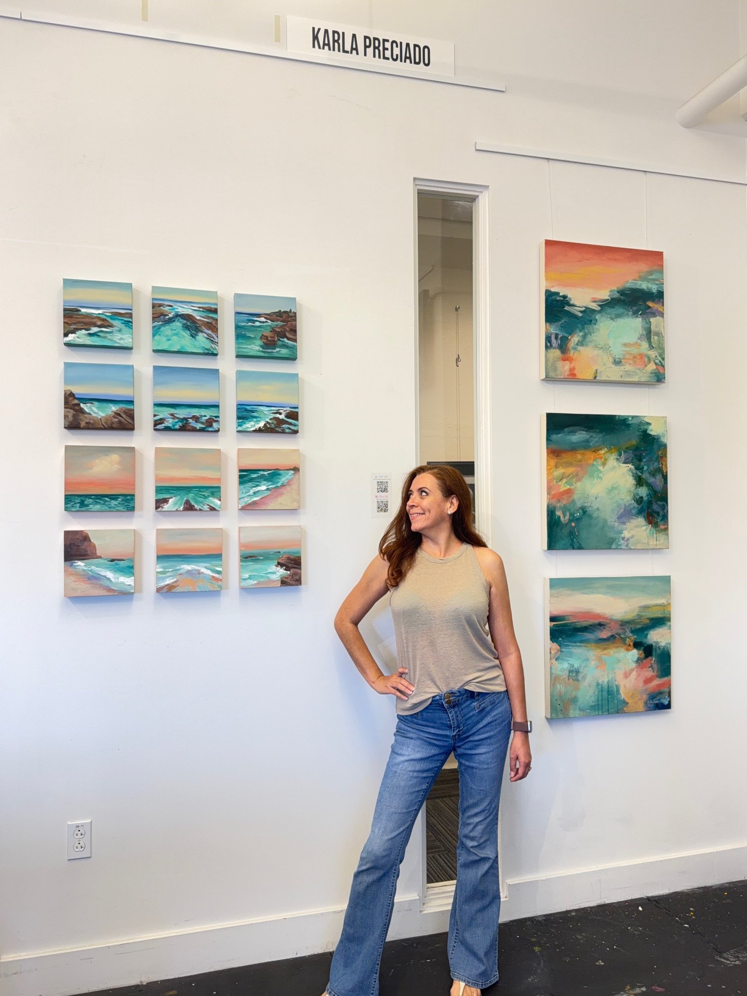 Coastal gems art collection by Karla Preciado