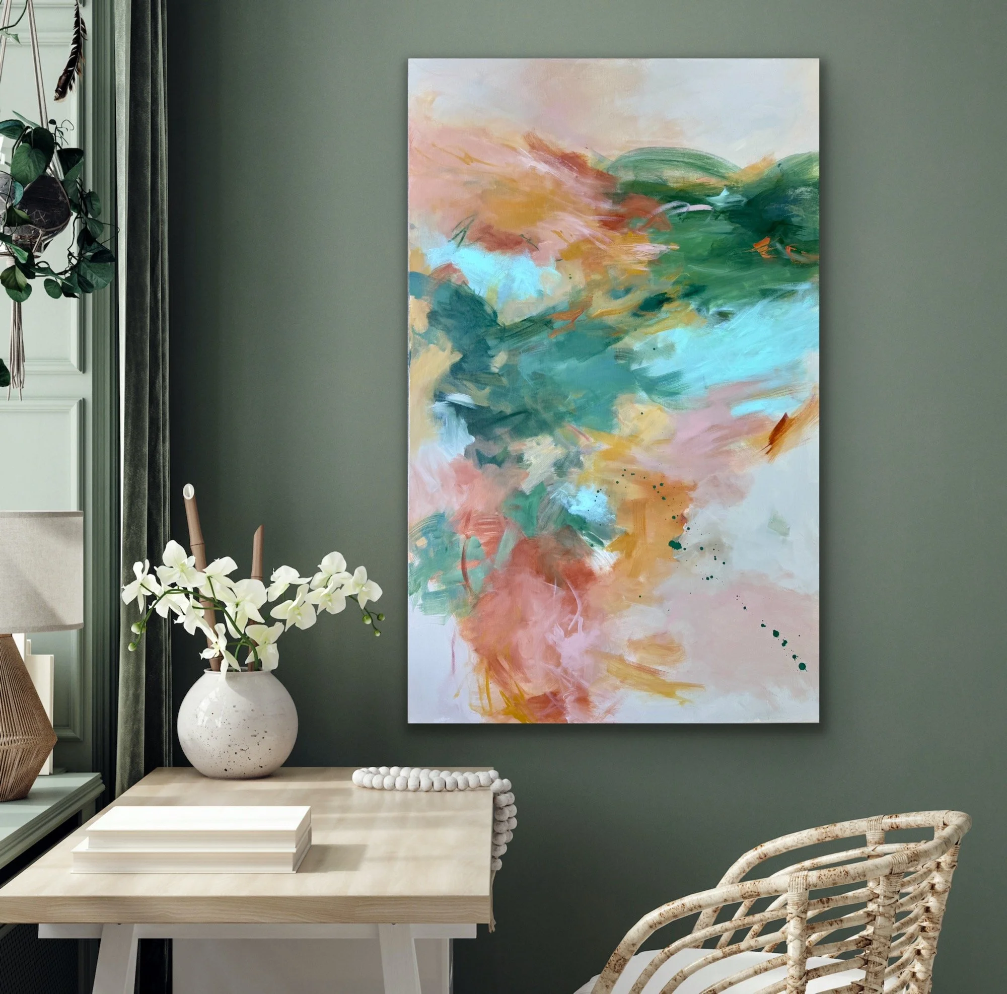 Contemporary abstract art for collectors and interior designers