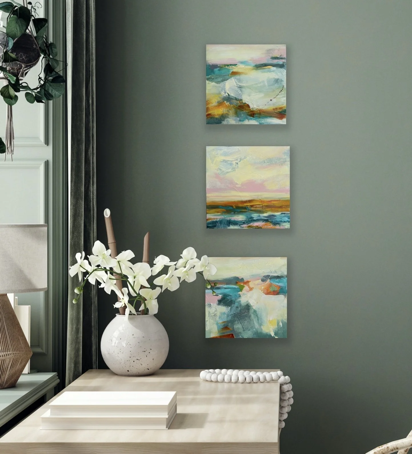Colorful Wall art trio