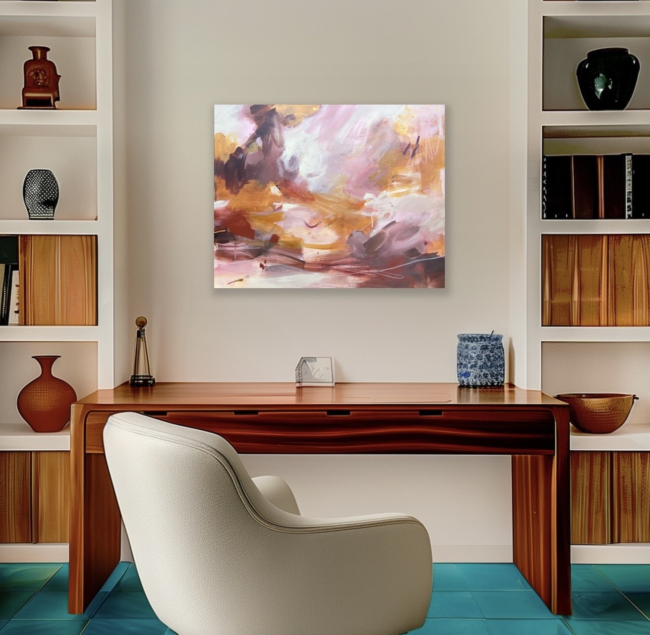 Modern abstract artwork by Karla Preciado