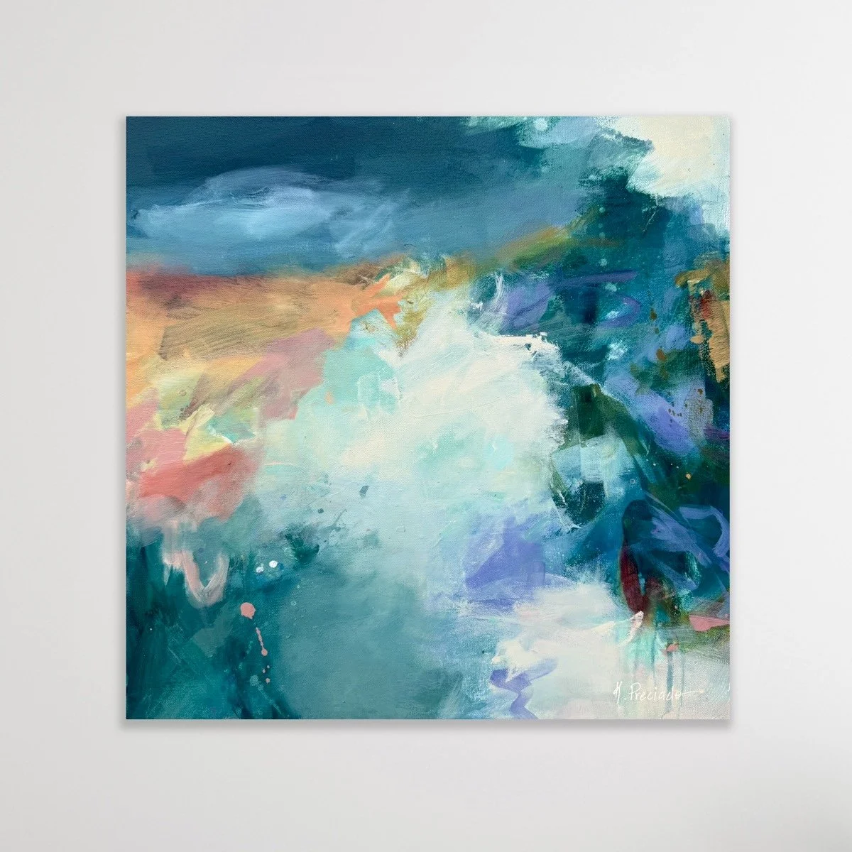 Original abstract art by Karla Preciado
