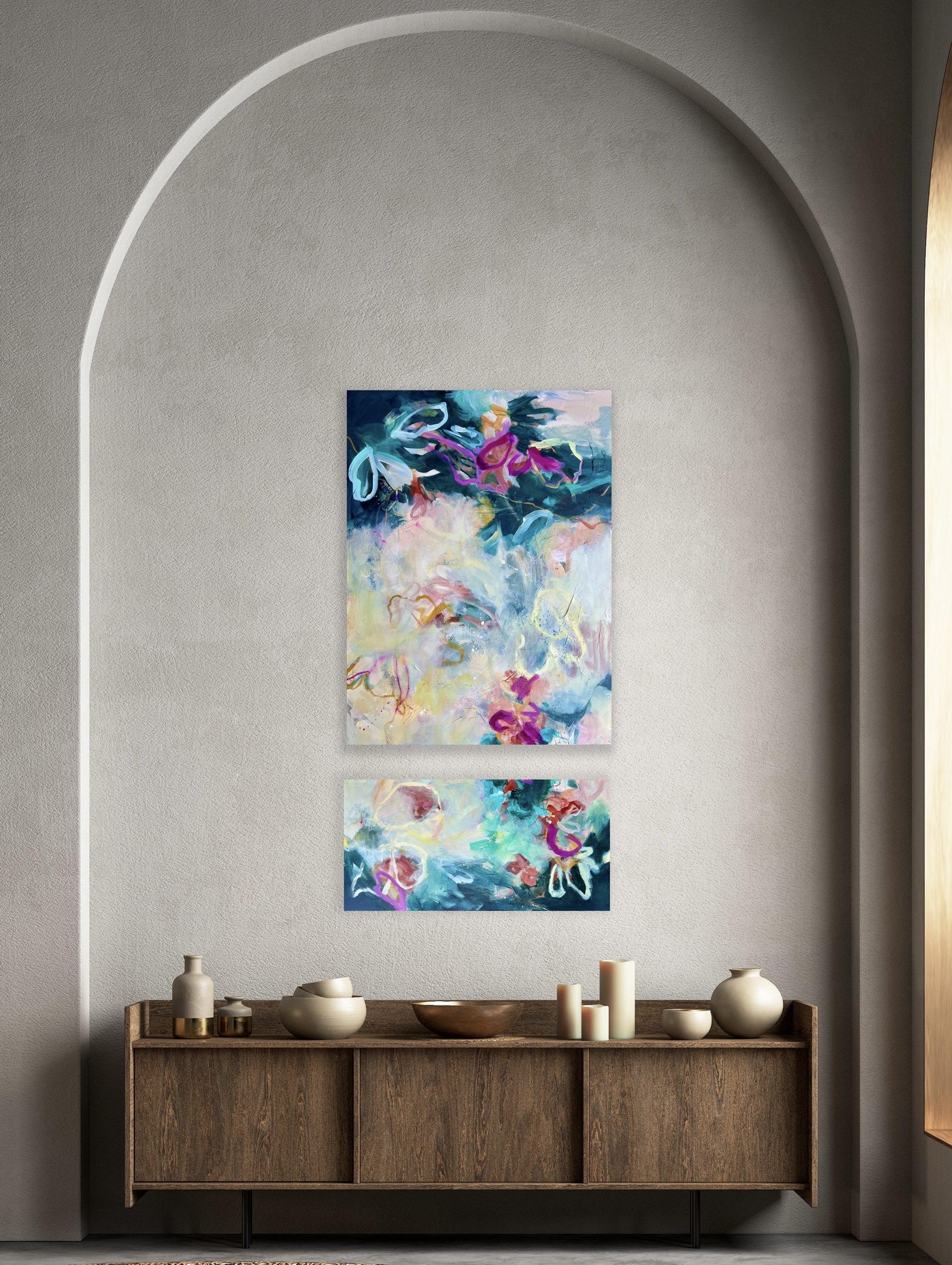 Colorful Original art for modern spaces
