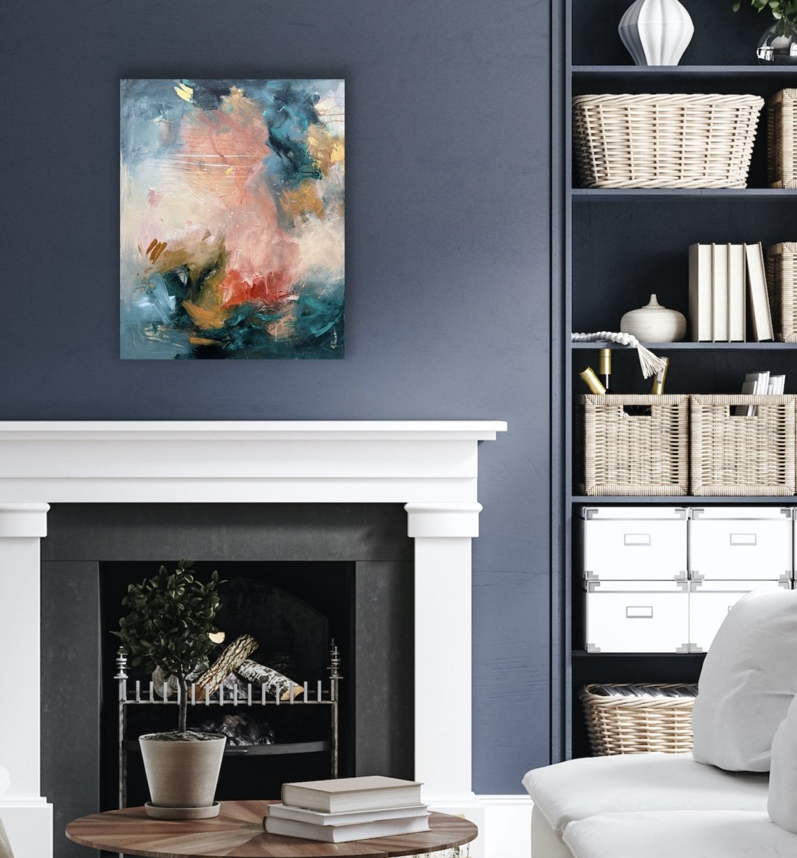 Modern artwork for home decoration by Karla Preciado