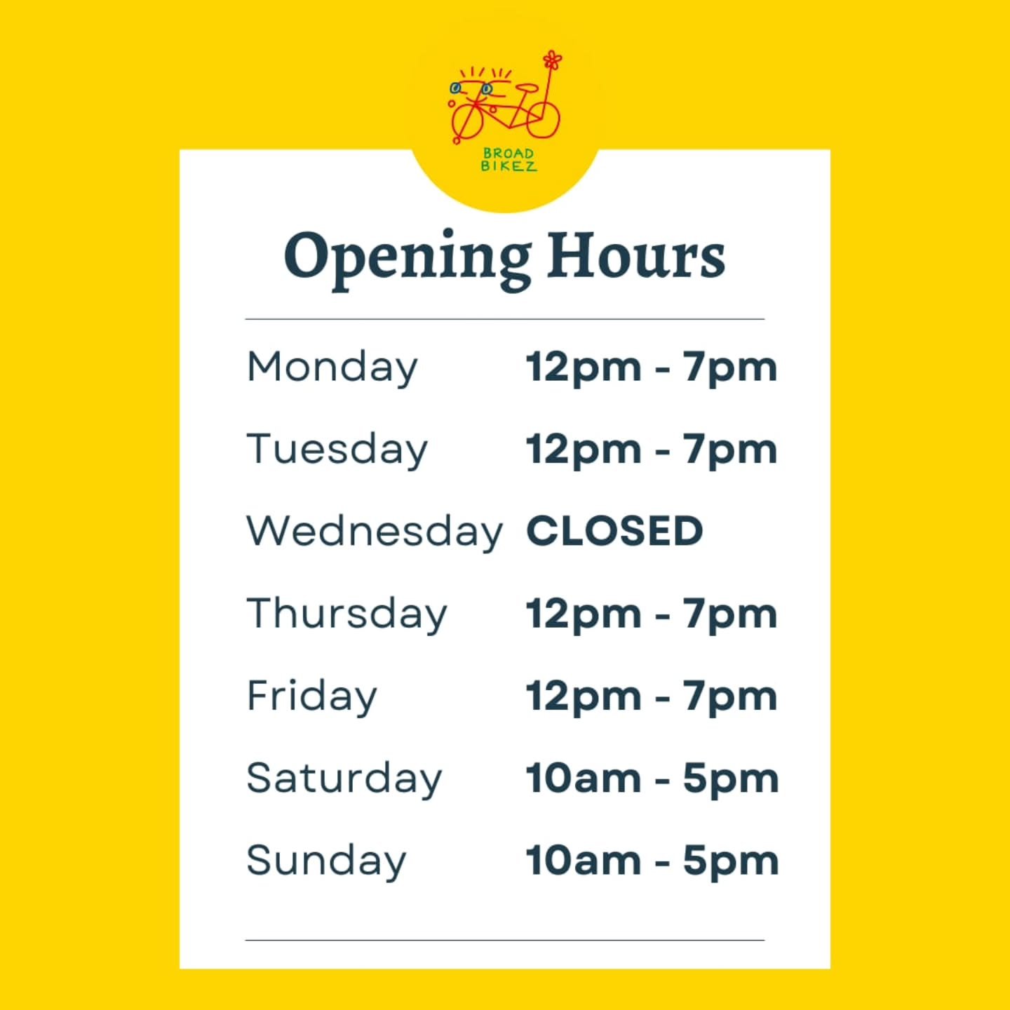 Updated opening hours ⌚
With the clocks going back it's getting quiet in the evenings, so we will be opening an hour earlier on weekdays and closing at 7pm.
Weekend hours staying the same 🌊 
DIY workshop is available during opening hours so just dro