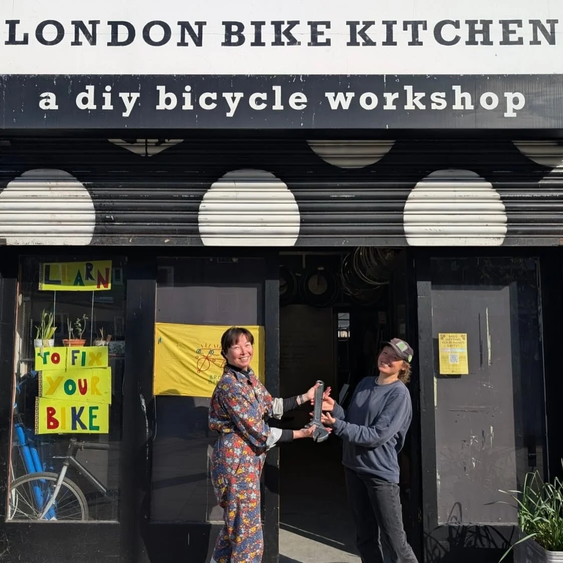 From the bottom of our hearts 💛

This one is for Jenni &mdash; our fairy godmother &mdash; for trusting us with the London Bike Kitchen workshop in Hoxton back in April and giving Broad Bikez our very first permanent home. Because of you, we got to 