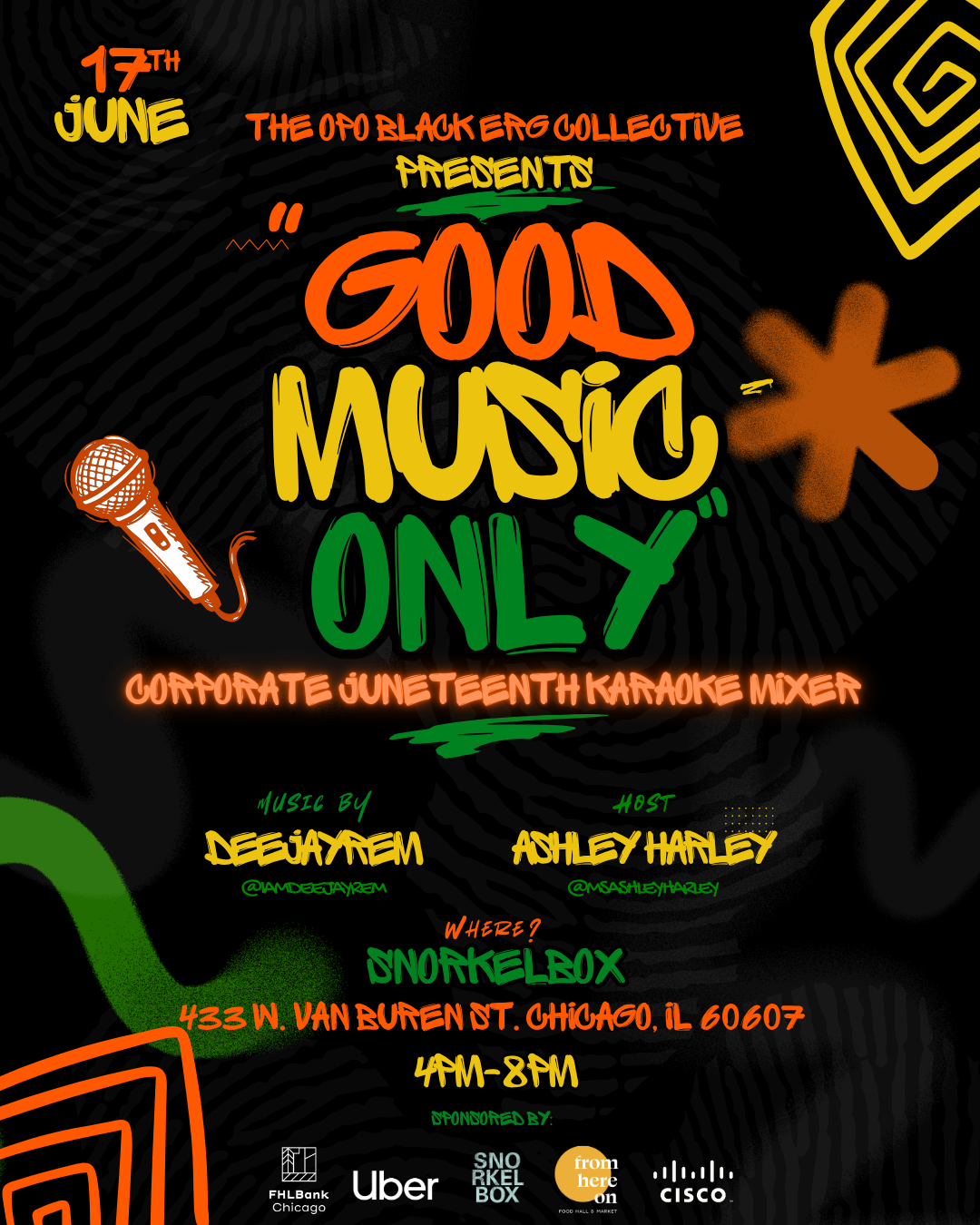 “Good Music Only" - A Corporate Juneteenth Karaoke Mixer