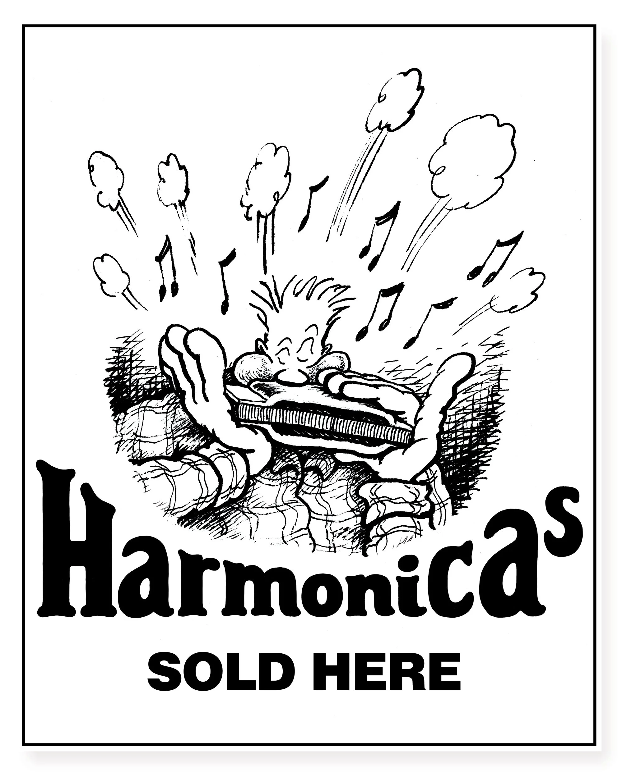 Harmonicas sold here