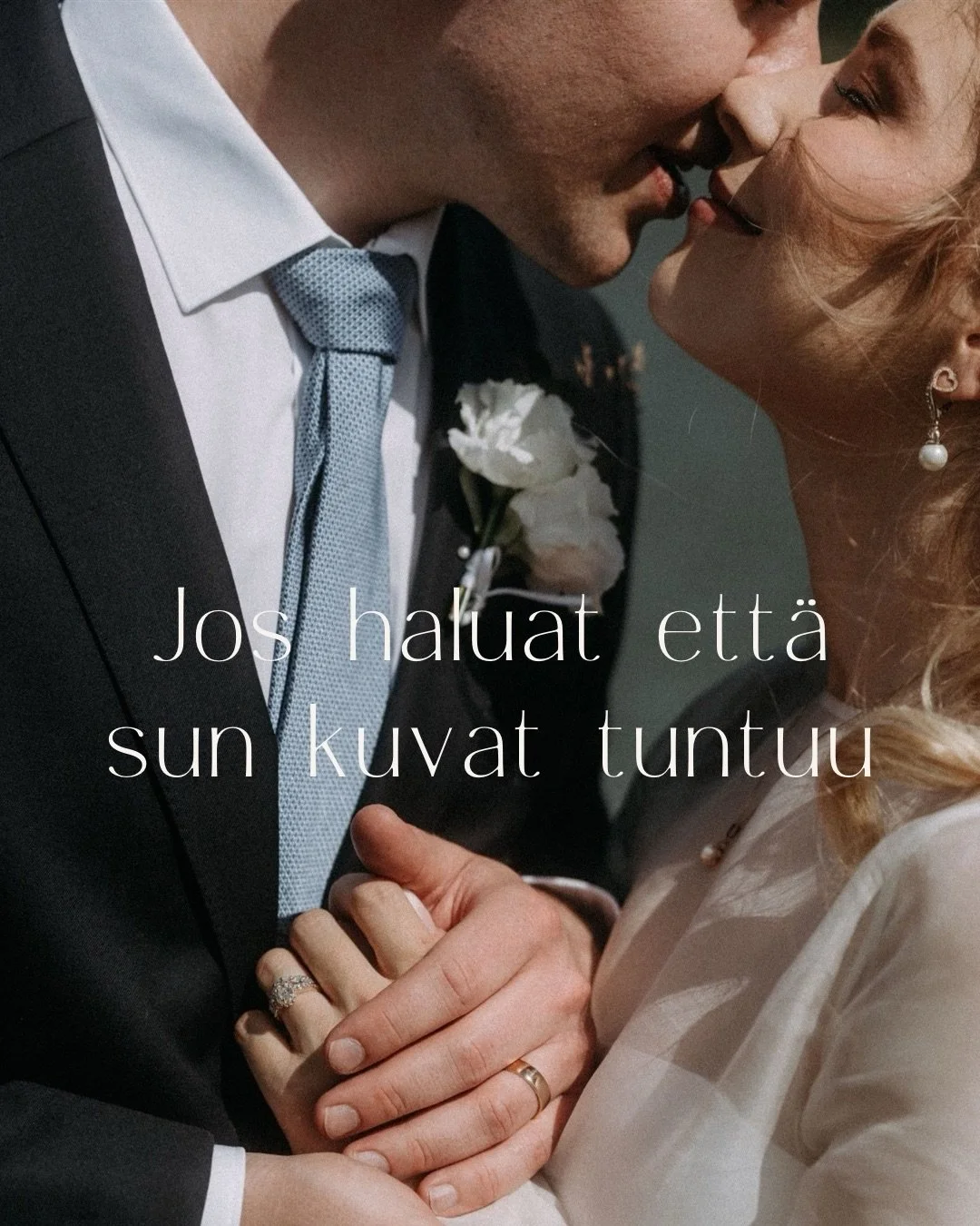 H&auml;&auml;potrettien kuvaus voi olla p&auml;iv&auml;n j&auml;nnitt&auml;vin, ep&auml;luonnollisin ja suorittavin osuus, 

tai sit se voi olla yks p&auml;iv&auml;n ihanimmista ja ikimuistoisimmista hetkist&auml;. 🙃❣️

Riippuu, miten siihen suhtaut