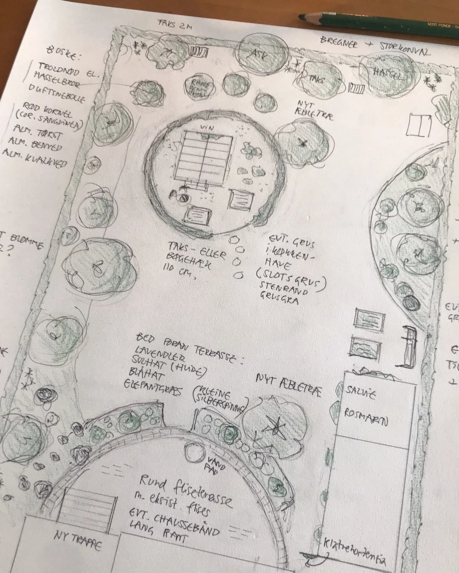 Snaps fra min hverdag... 💚🌾📐🌿

Jeg elsker variationen i mit arbejde. Fra hurtige skitser til planer p&aring; m&aring;l. Opstartsm&oslash;der i mudder og genbes&oslash;g under udf&oslash;rsel. Research og grafisk ops&aelig;tning. Tid og mulighed f
