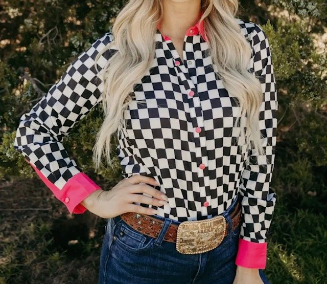 Checkered Cowgirl M