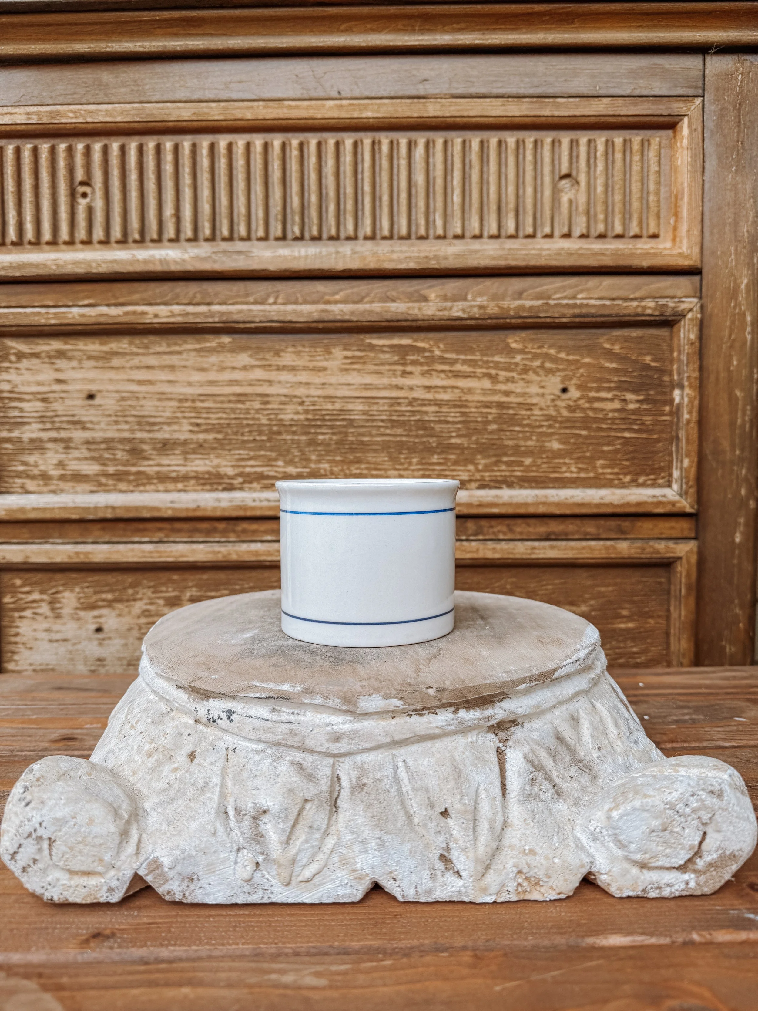 Blue Stripe Crock