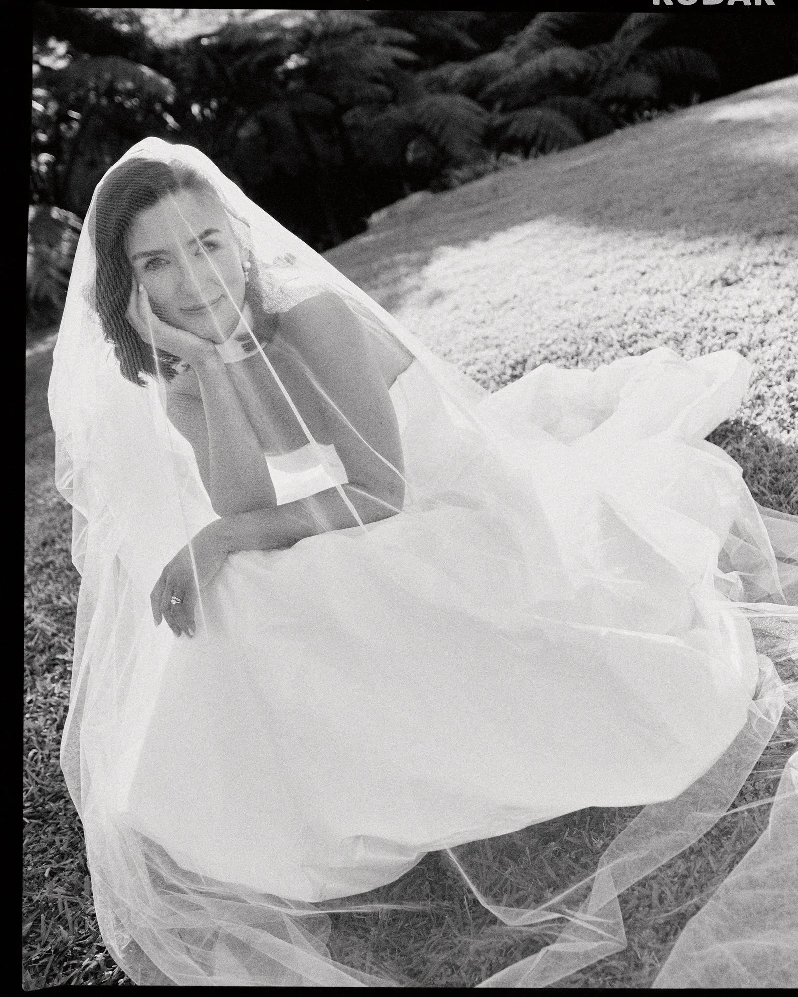 Our Jordan Blusher Veil on Aesha