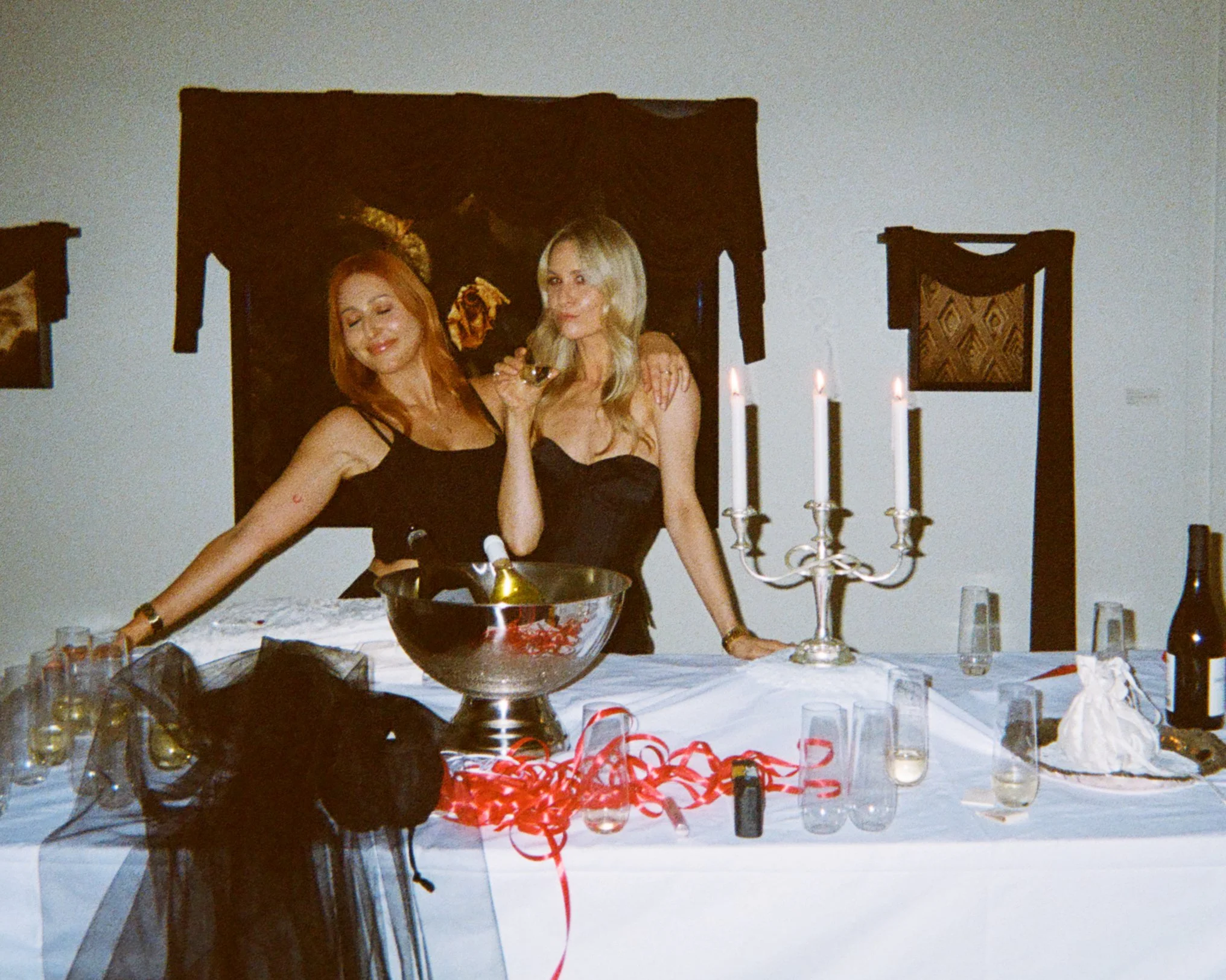 Lauren Kay Hooper and Jacque Shaw of LVR Bridal, Auckland-based designers behind modern, fashion-forward wedding dresses. Founders of LVR Bridal, known for contemporary bridalwear in New Zealand.