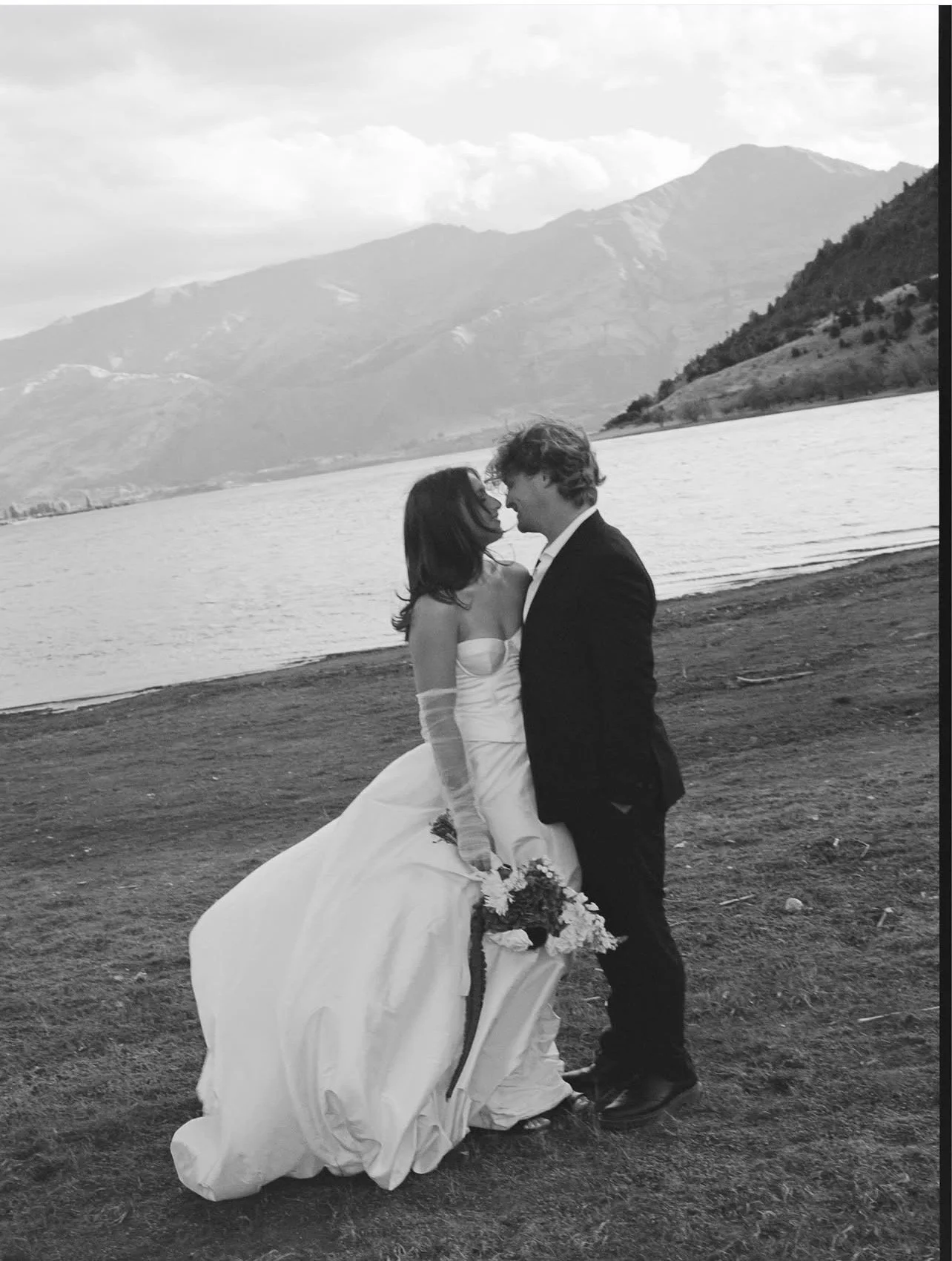 The wind catching Ellie's Daphne Skirt perfectly