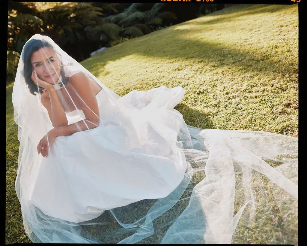 Aesha Scott wedding veil Emma blusher veil LVR Bridal