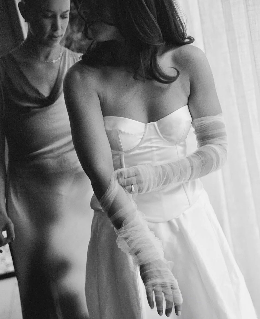 Close up of Ellie in our Riley Corset